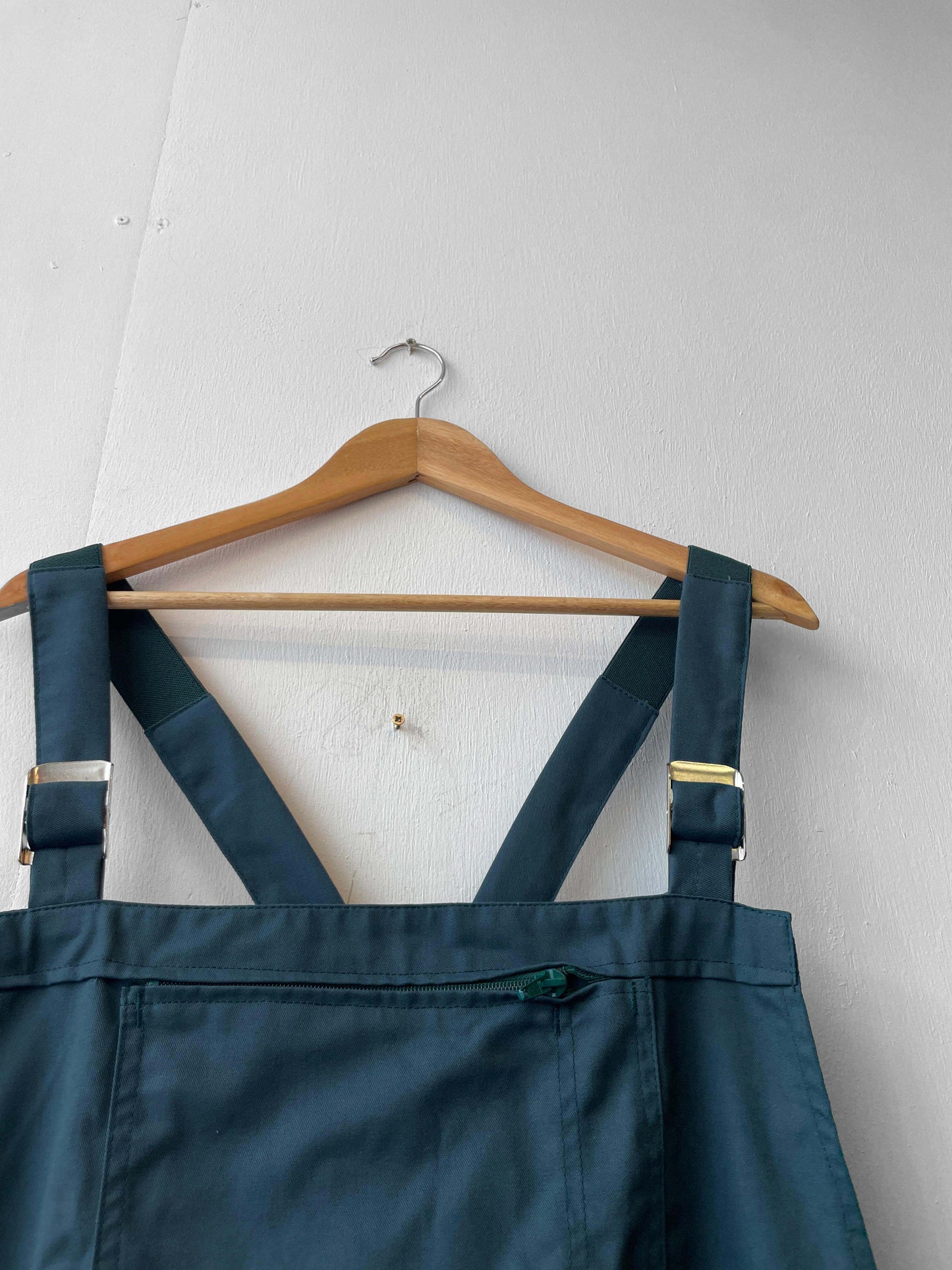 Vintage Teal Green Workwear Dungarees - 3XL