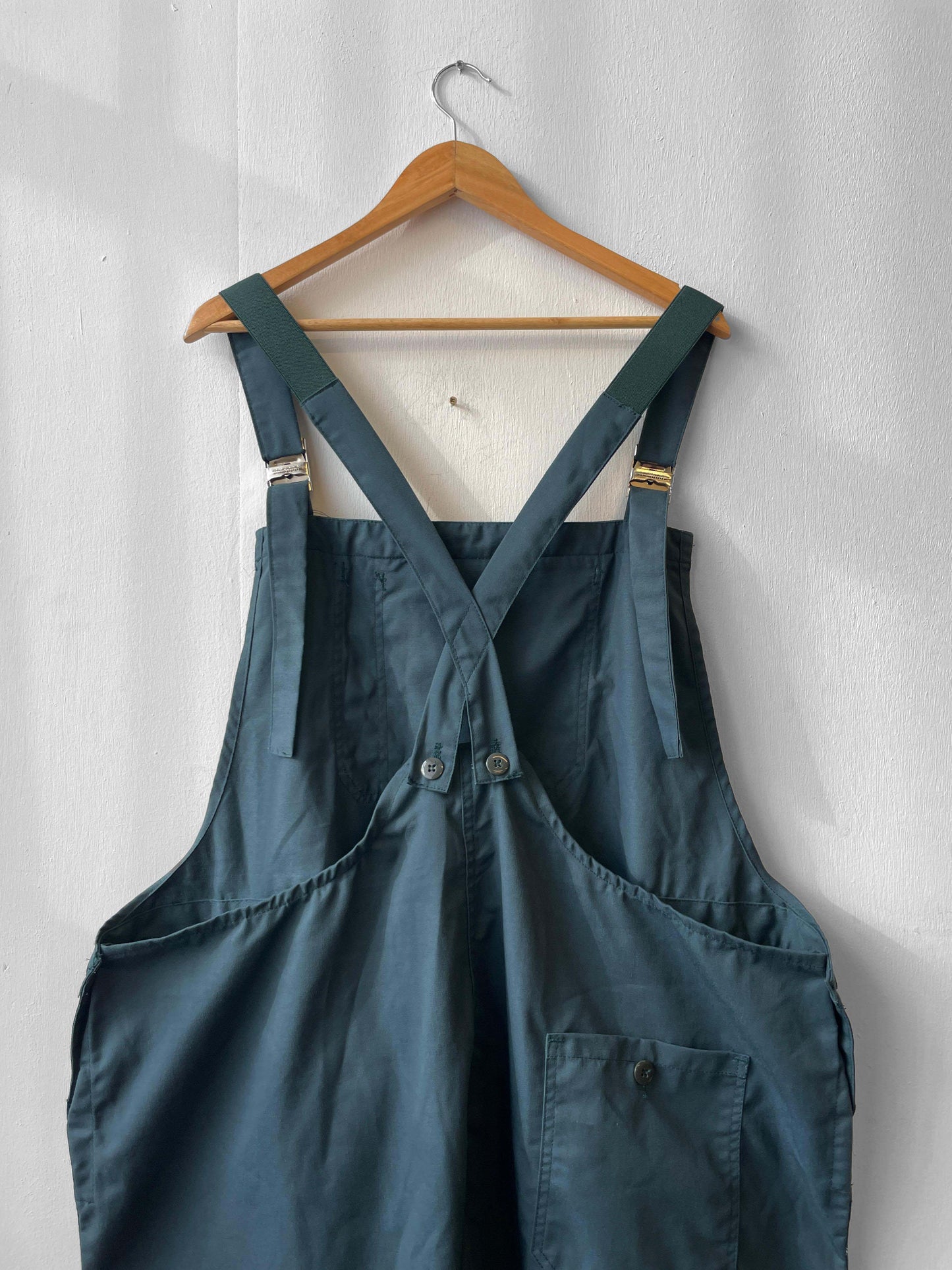 Vintage Teal Green Workwear Dungarees - 3XL