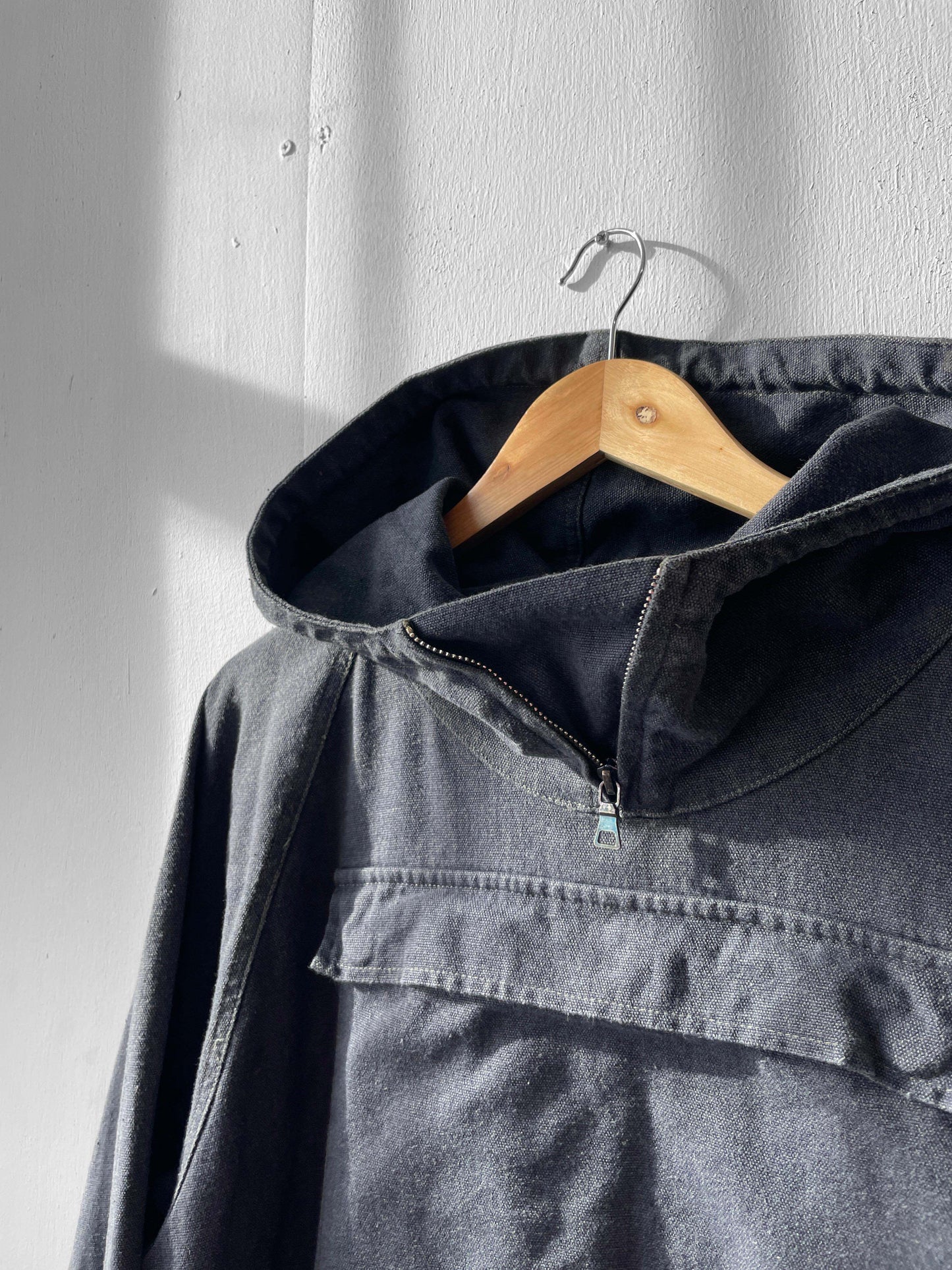 Charcoal Grey Cadet Smock Cotton Canvas