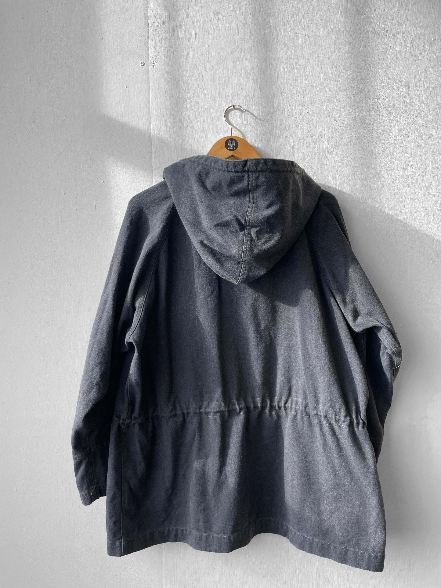 Charcoal Grey Cadet Smock Cotton Canvas