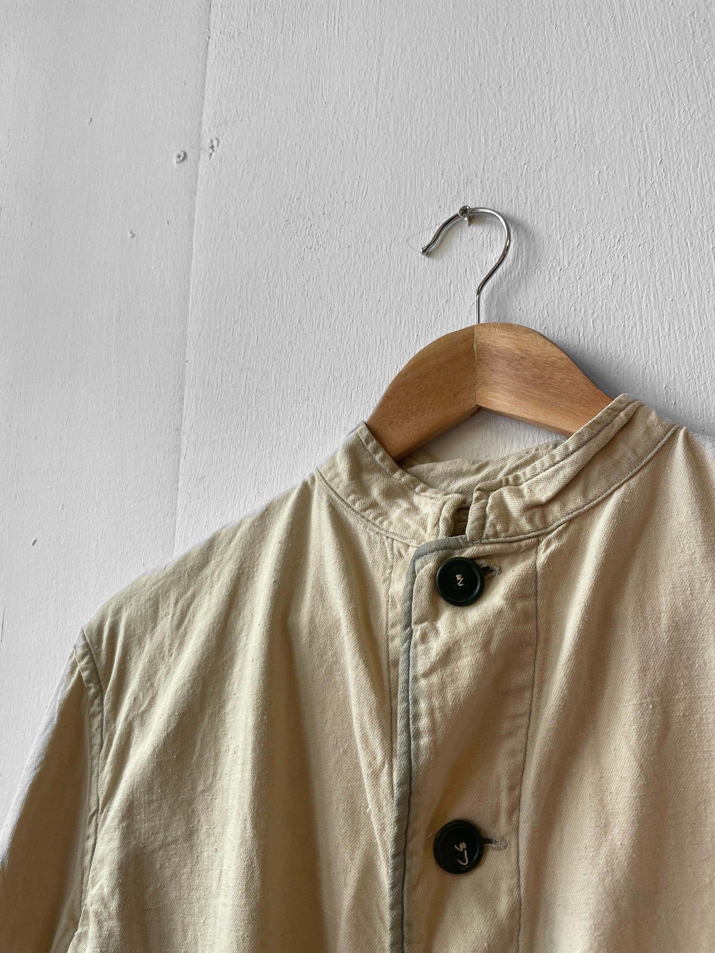 Vintage 1960s 2 Pocket Camel Brown Chore Shirt - M