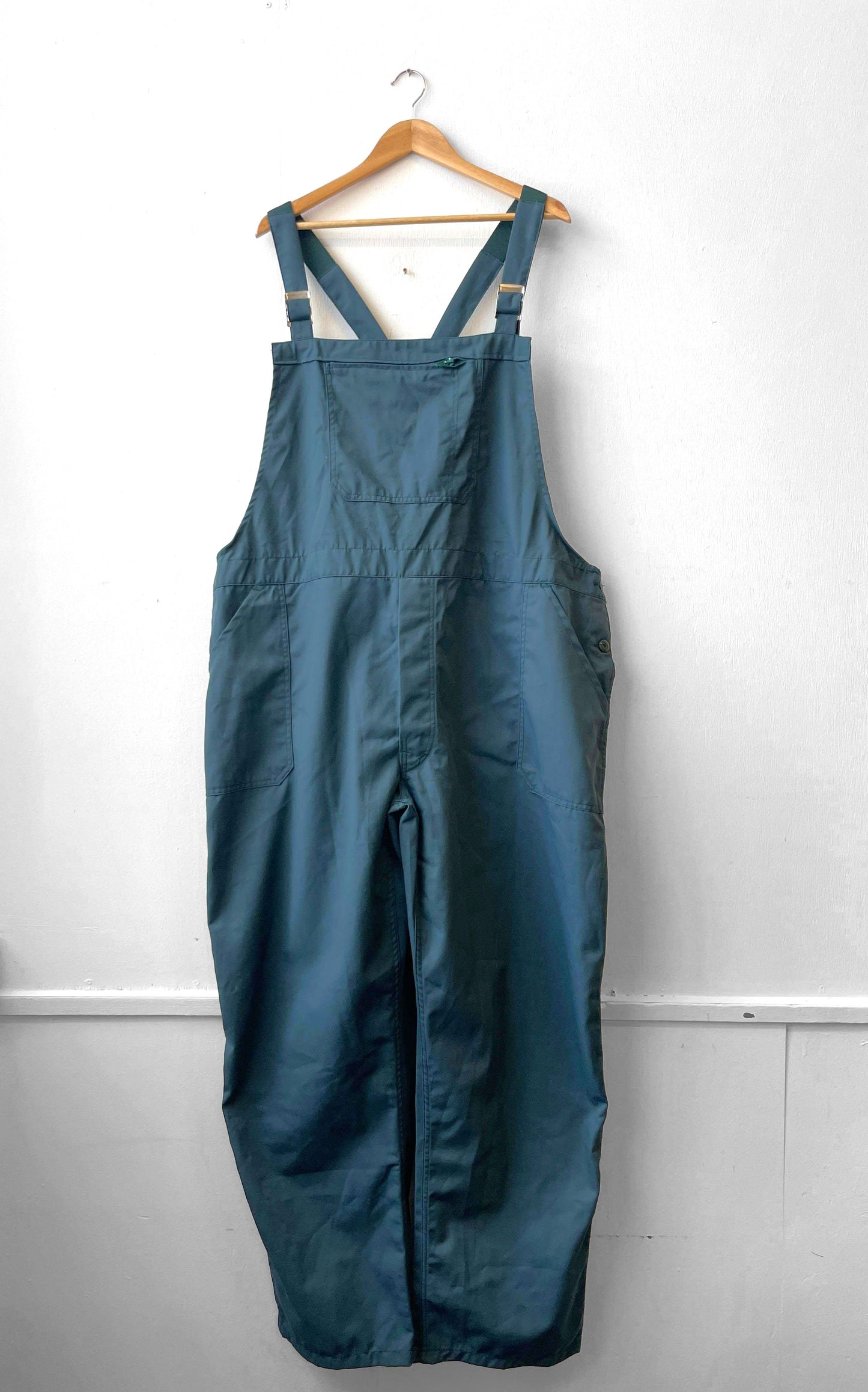 Vintage Teal Green Workwear Dungarees - 3XL