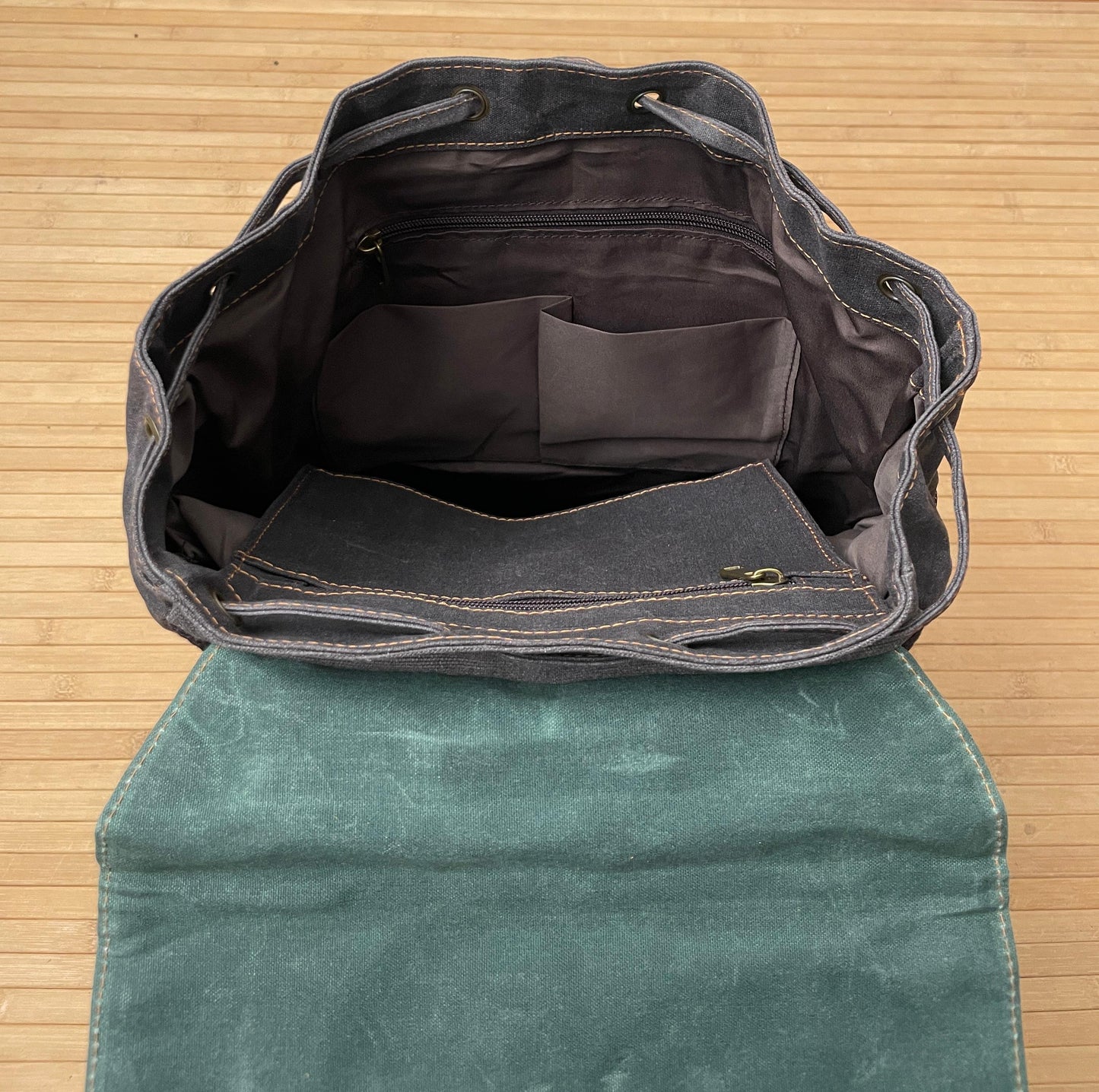 WOLF Waxed Cotton Large Rucksack