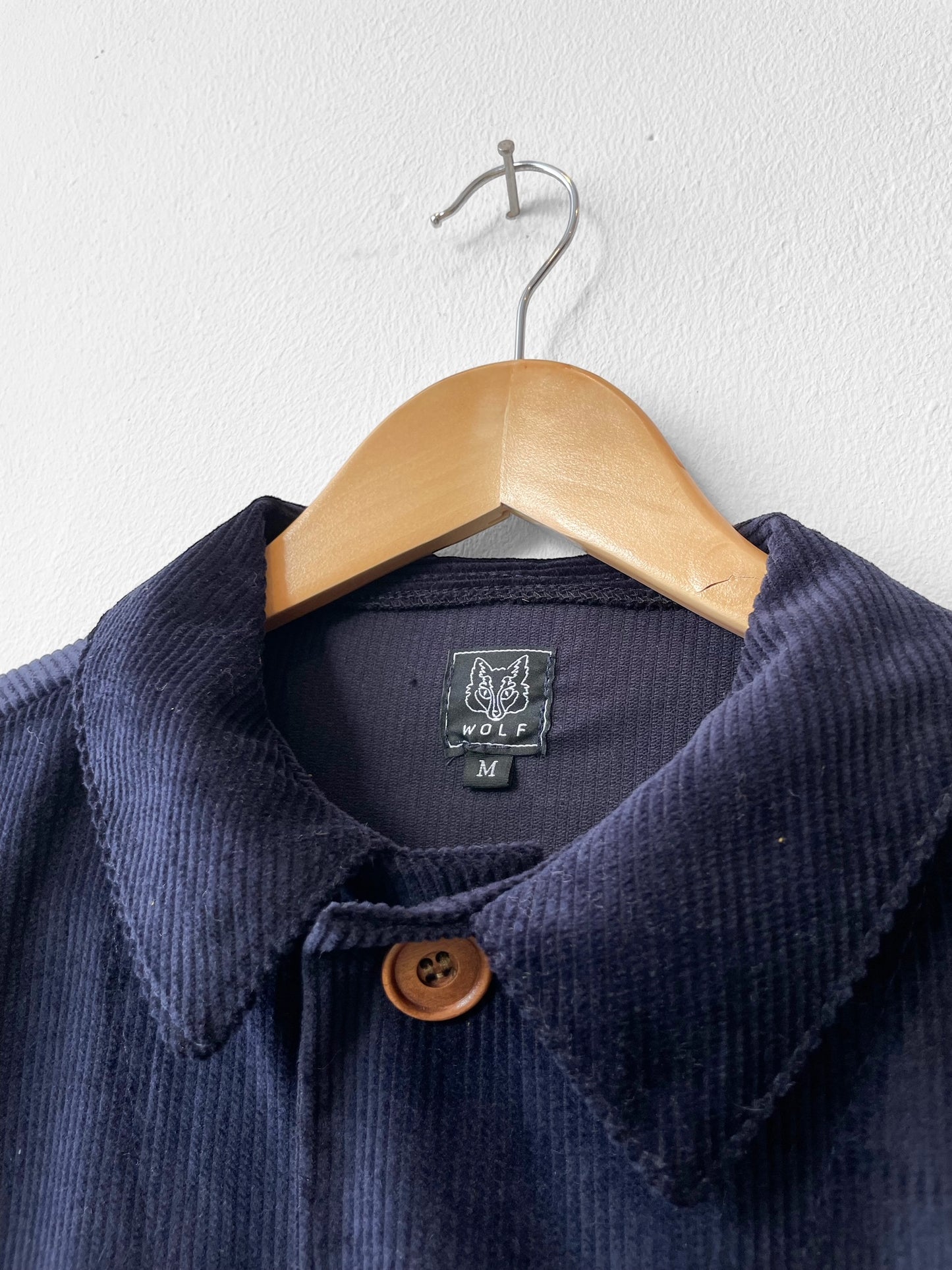 Made In England Corduroy Navy Jacket