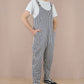 Gestreifte Latzhose aus Hickory