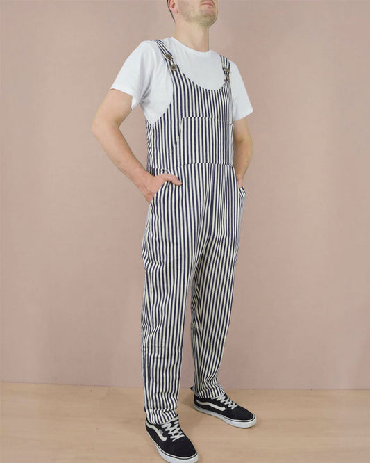 Men's Stripe Hickory Dungarees