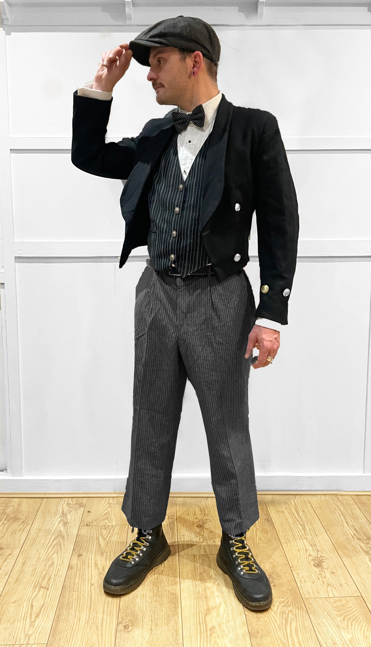 Vintage 1920s Pinstripe Suit Trousers