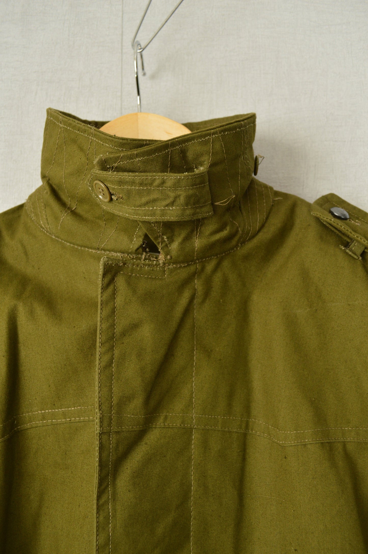 Vintage 1970s Parka Jacket Olive