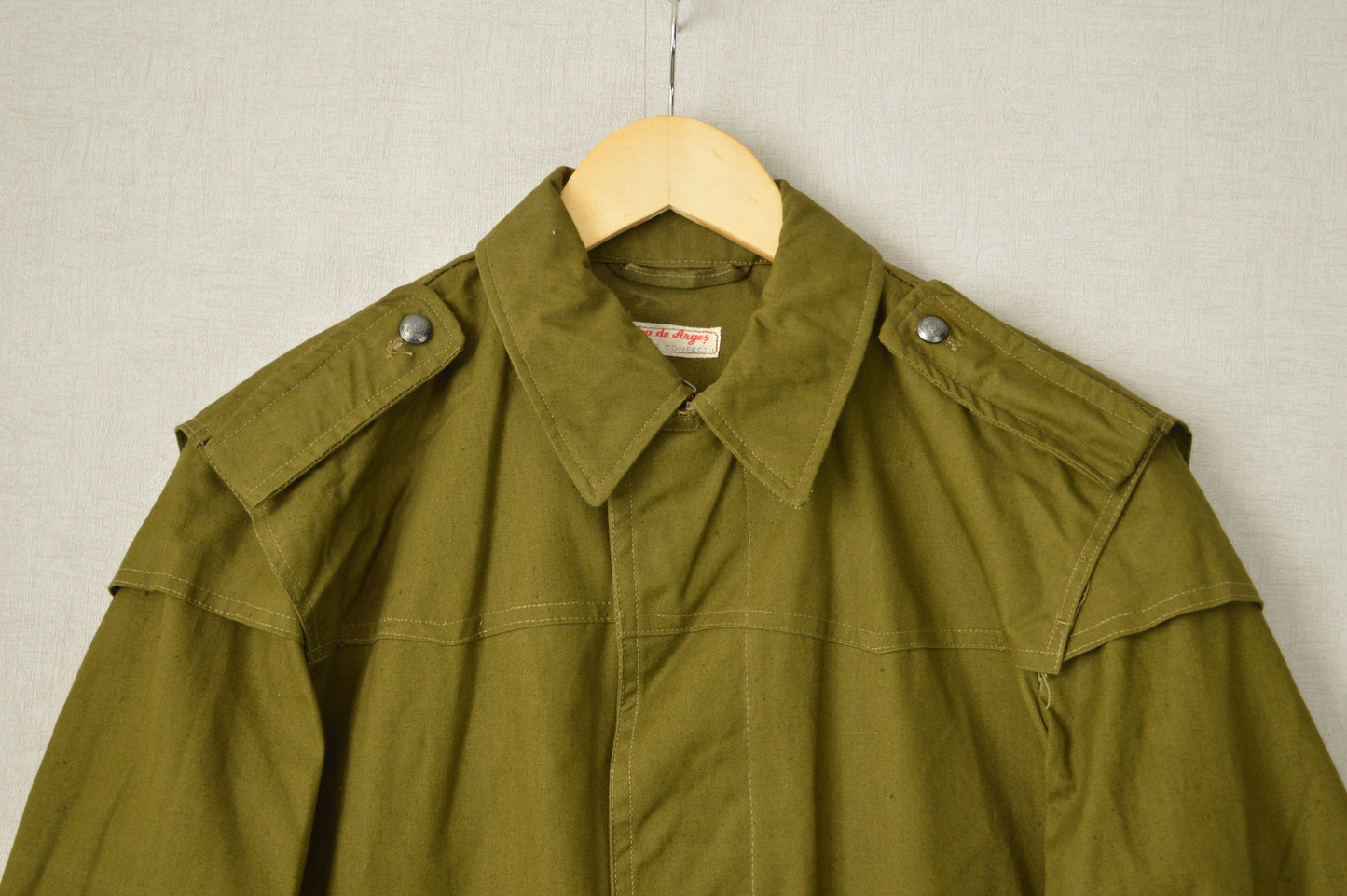 Vintage 1970s Parka Jacket Olive