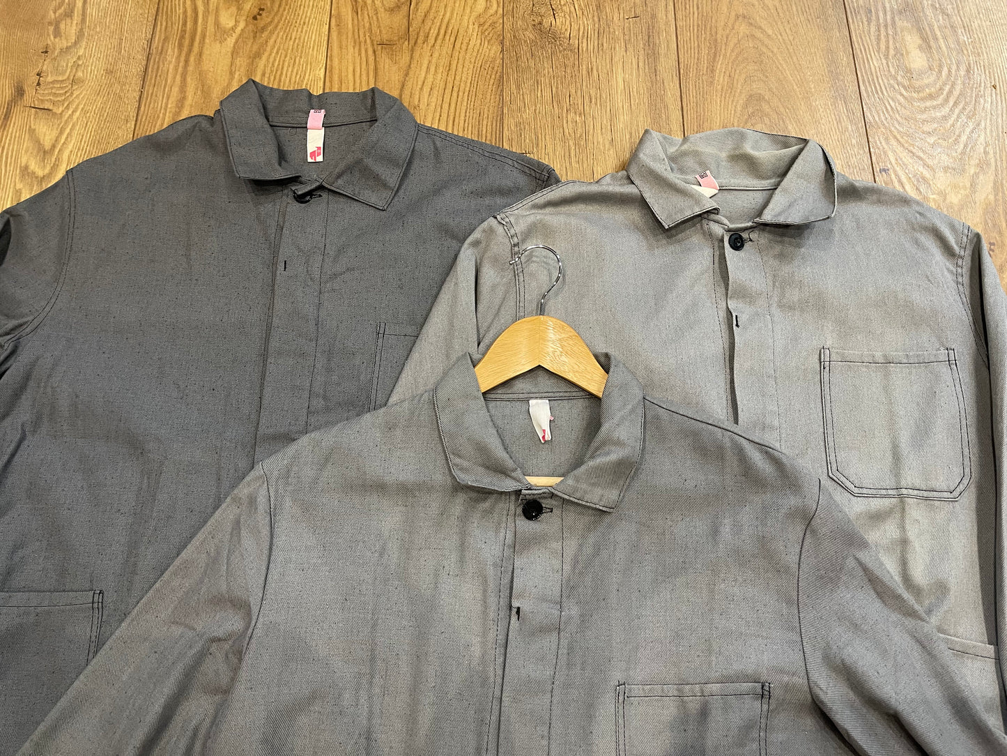 Vintage Workwear Chore Jacket Grey