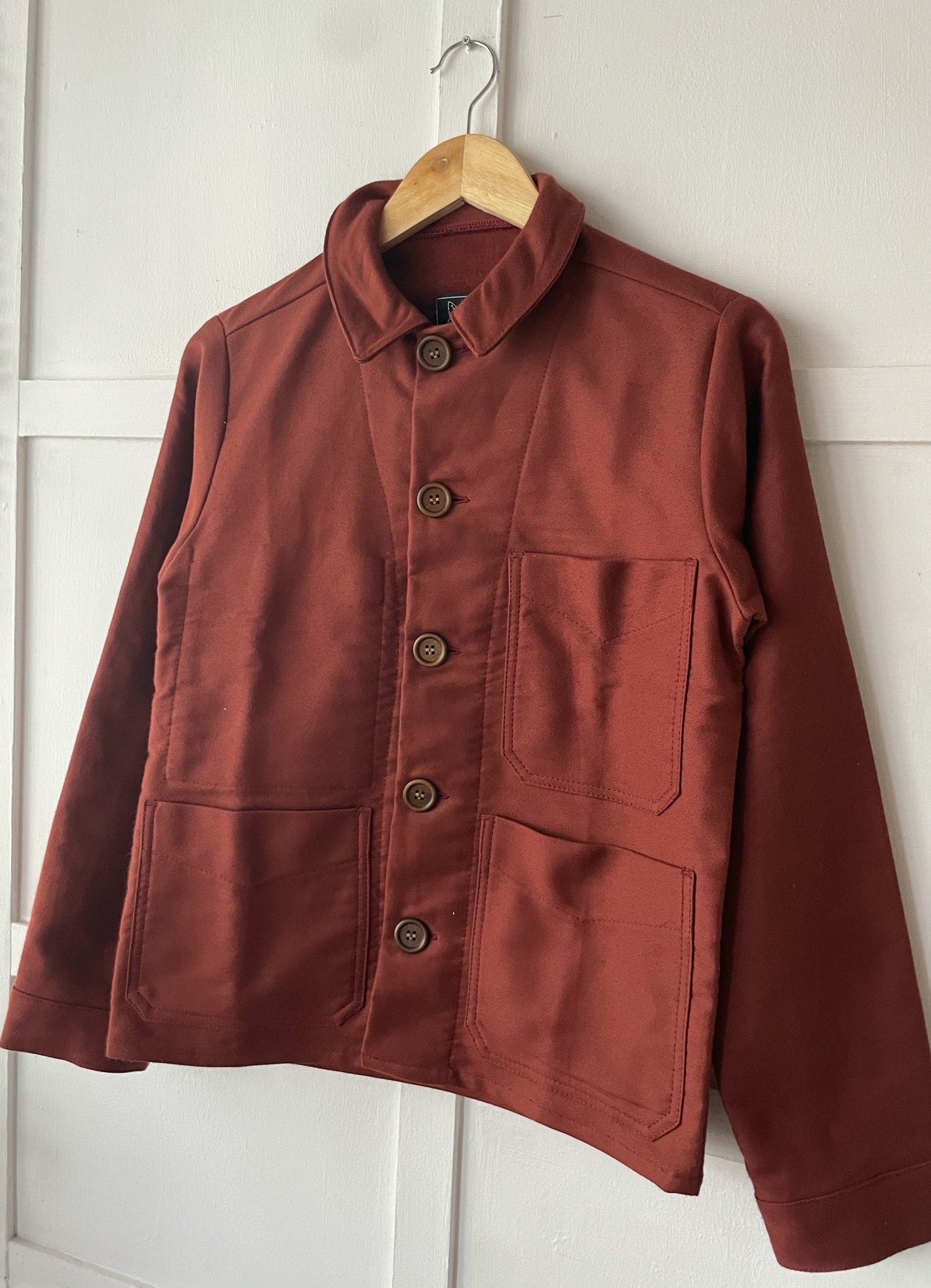 Moleskin Rust Jacket Made In England