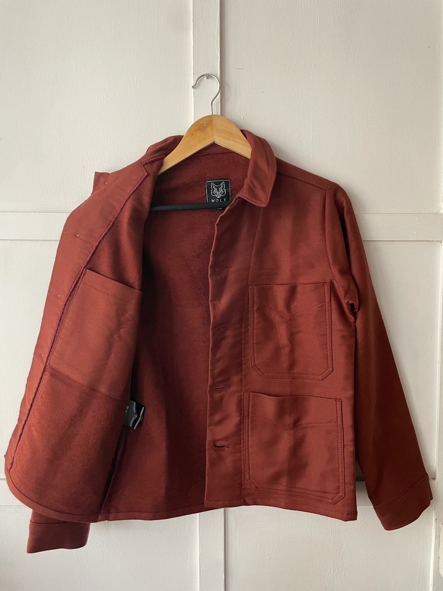 Moleskin Rust Jacket Made In England