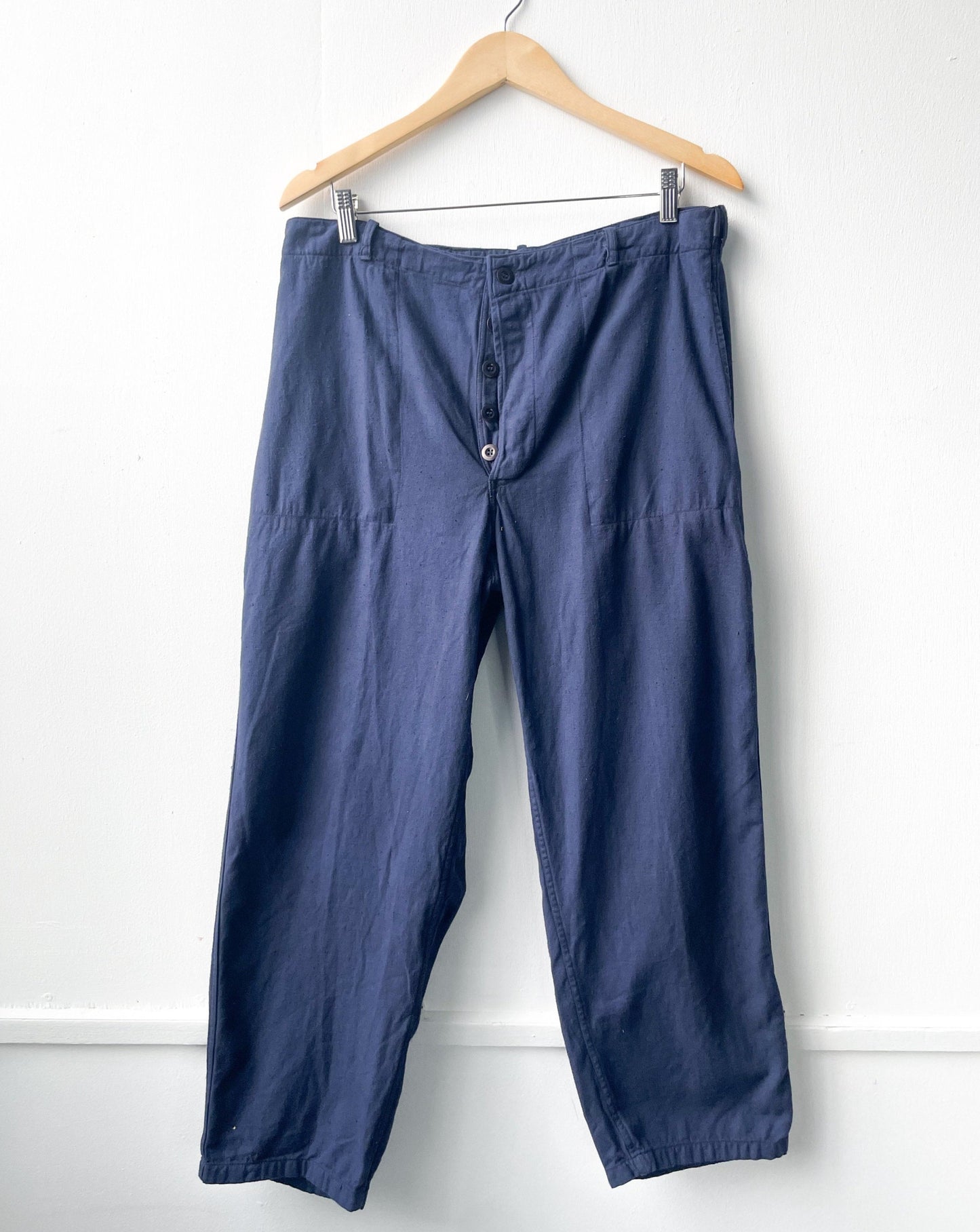 Vintage Gurkha Work Pants Navy Blue