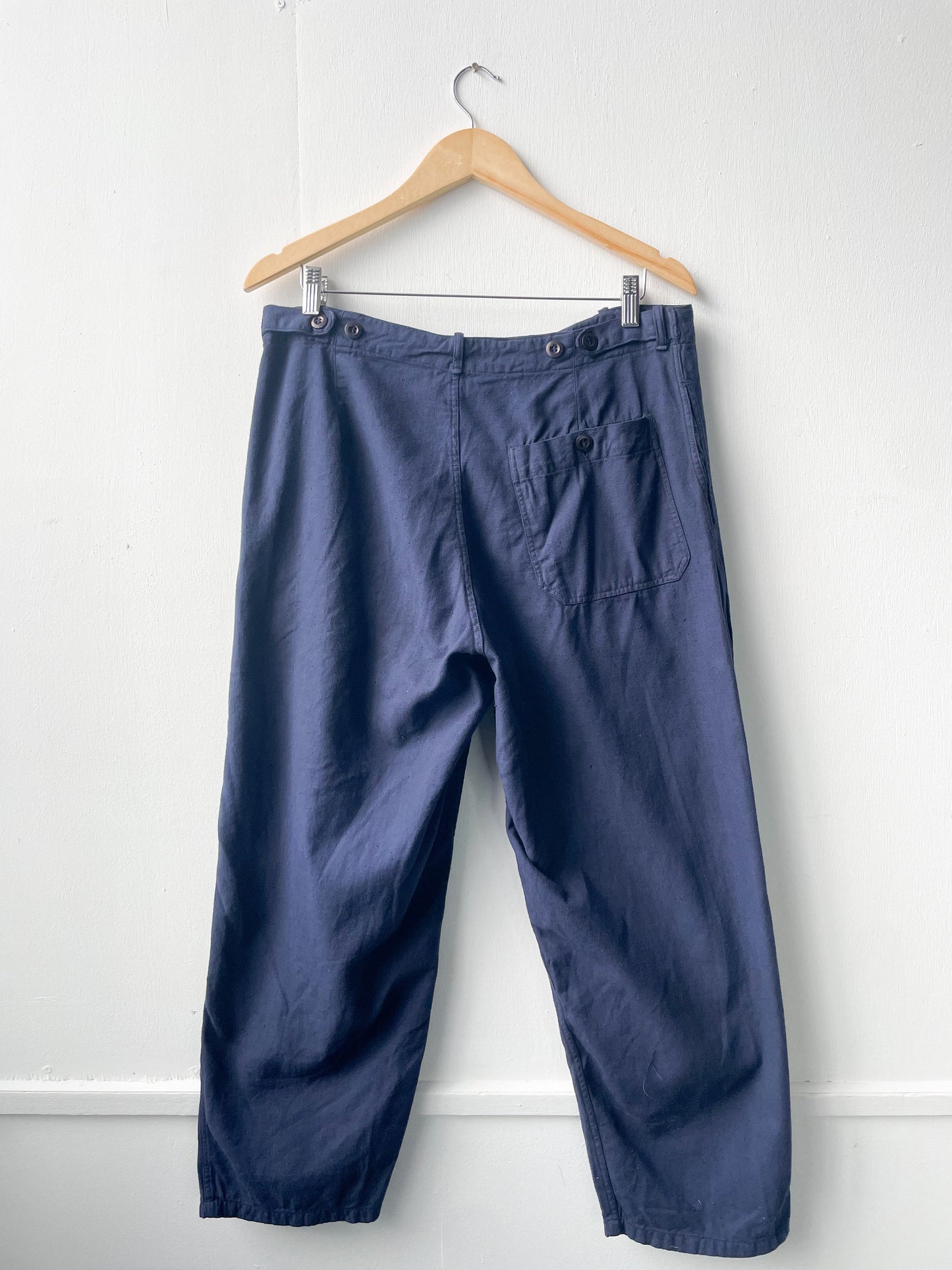 Vintage Gurkha Work Pants Navy Blue