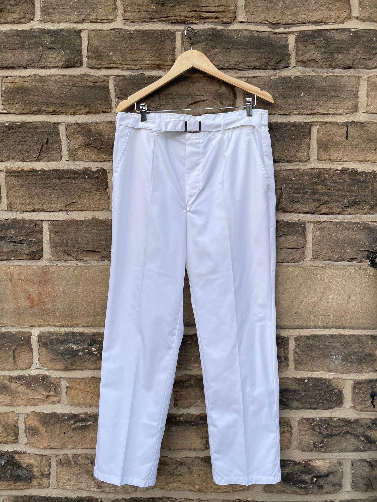 Vintage 90s Belted Pants Tailored Trousers