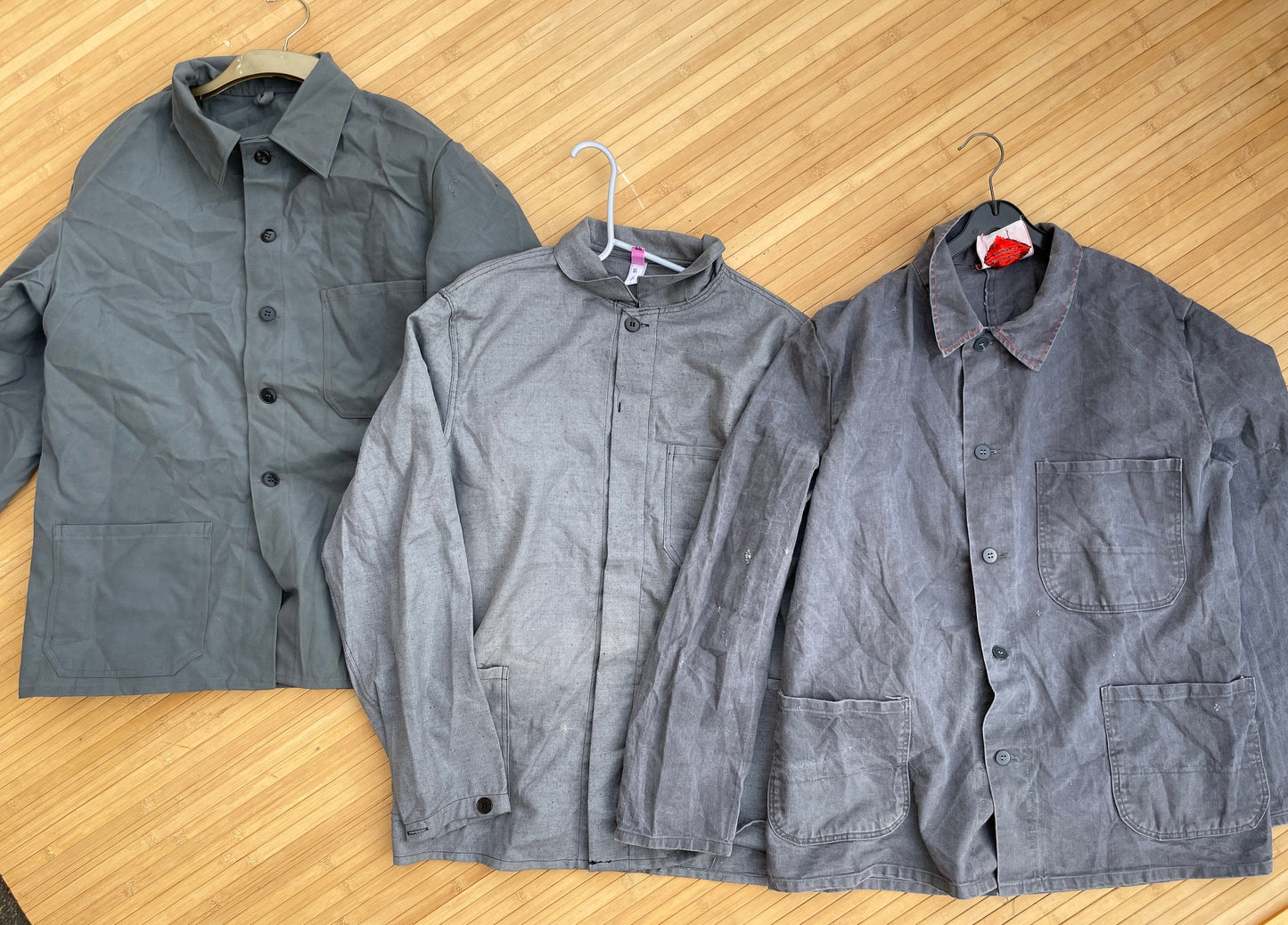 Vintage Workwear Chore Jacket Grey