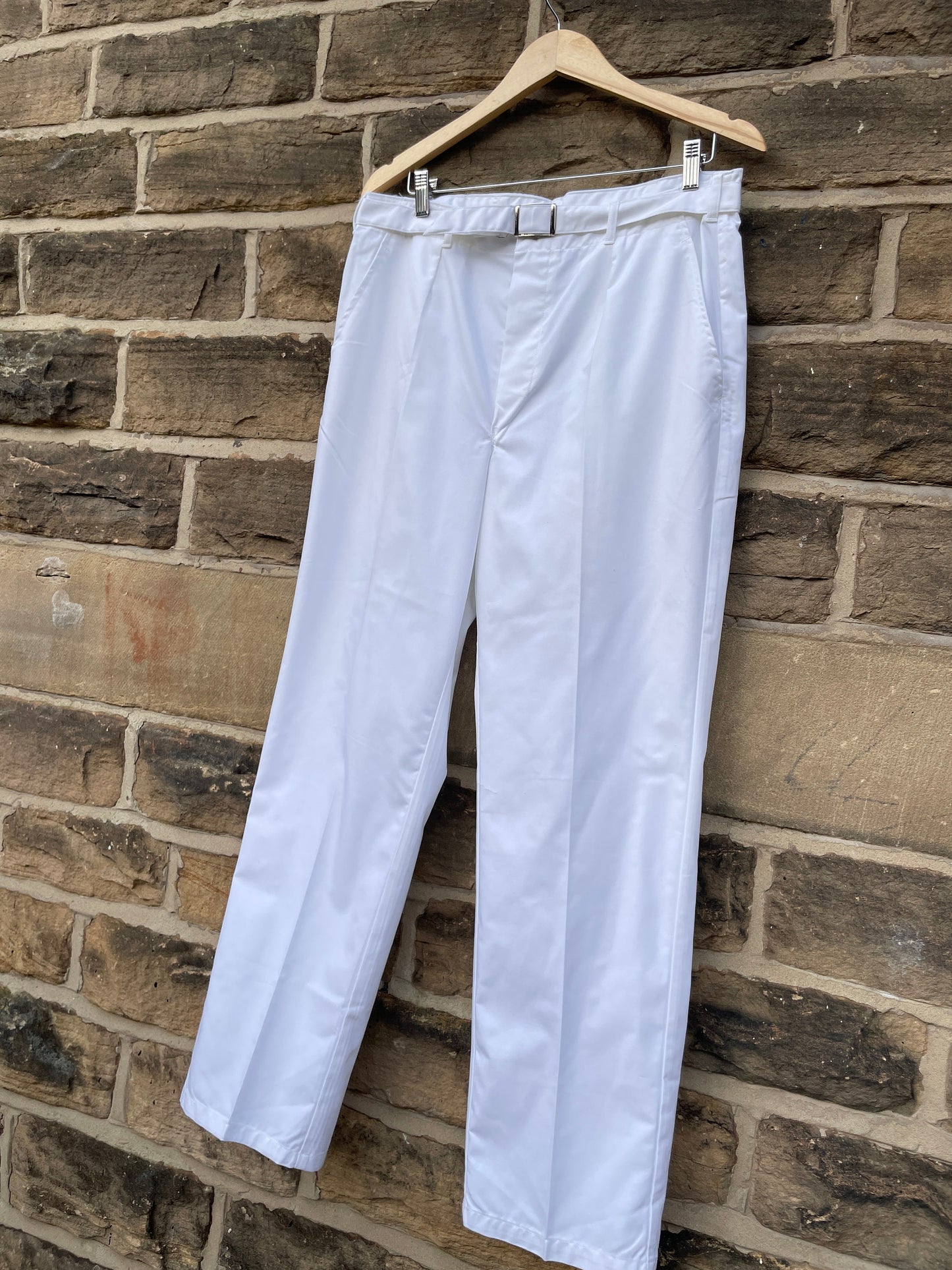 Vintage 90s Belted Pants Tailored Trousers