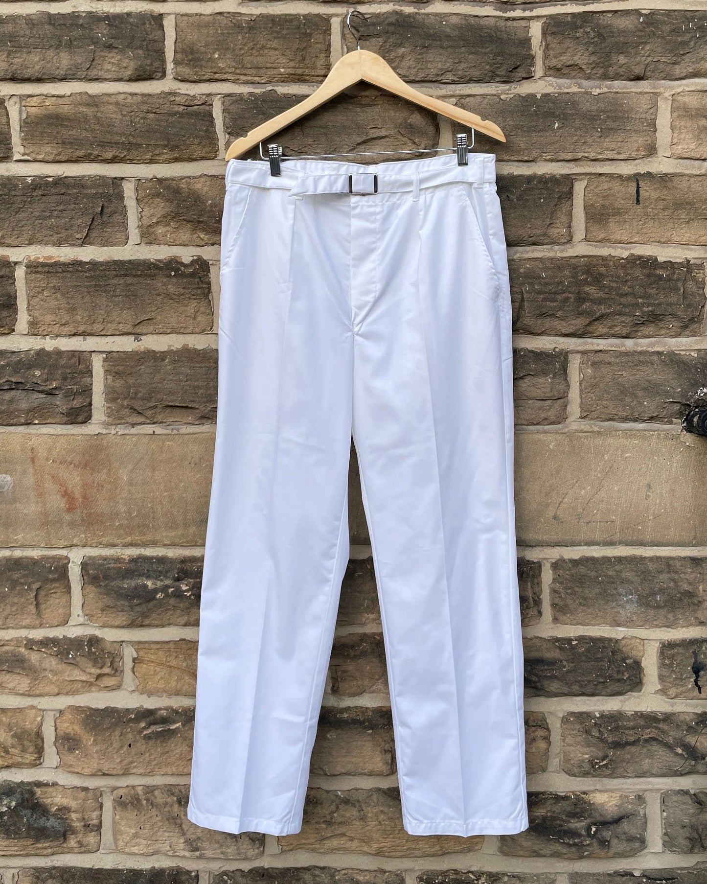 Vintage 90s Belted Pants Tailored Trousers