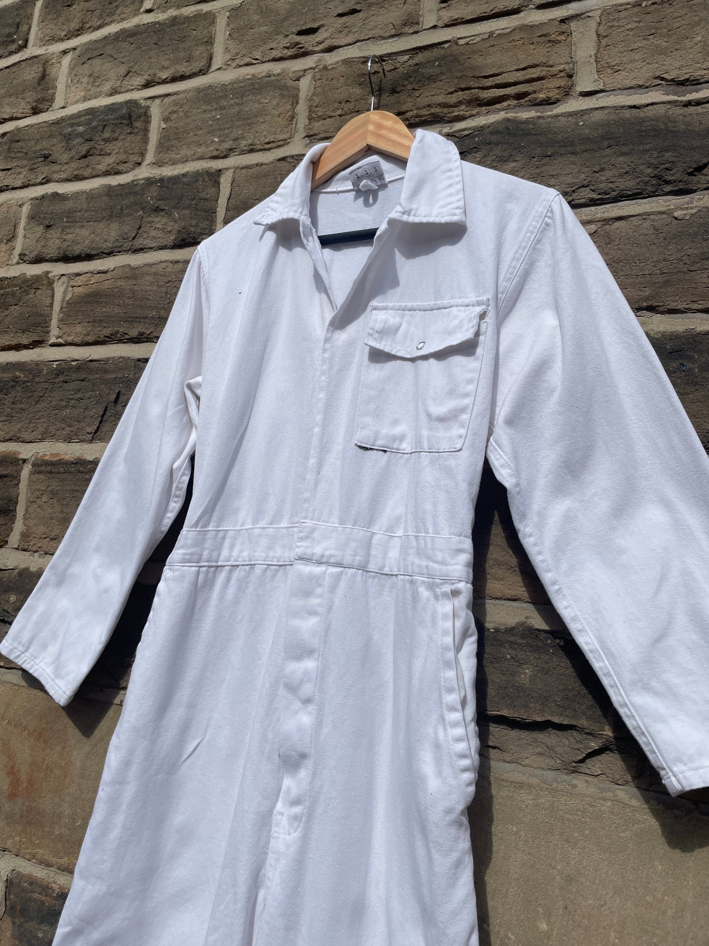 White Boilersuit Coveralls Deadstock