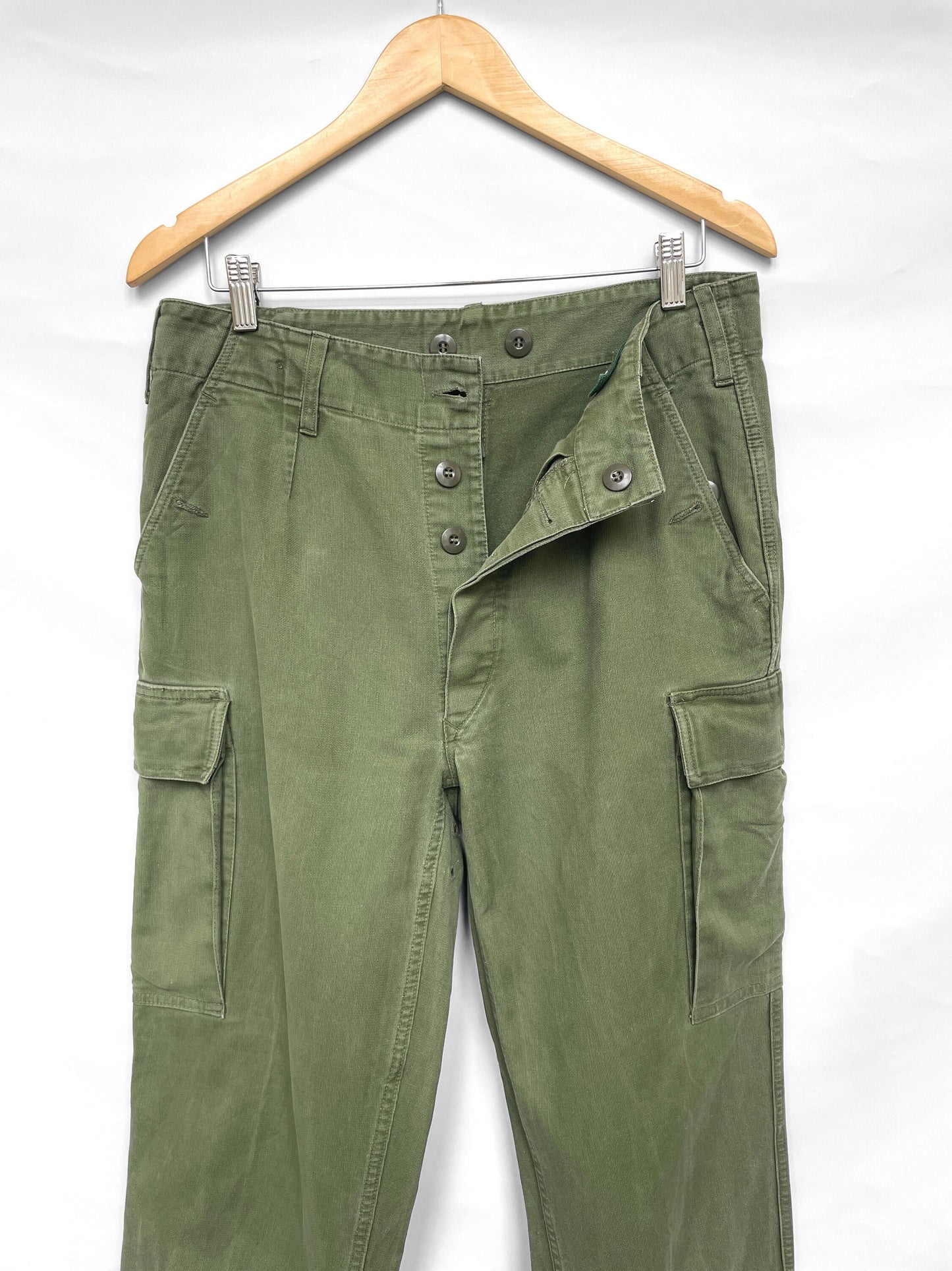 Vintage German Moleskin Trousers Cotton Sateen