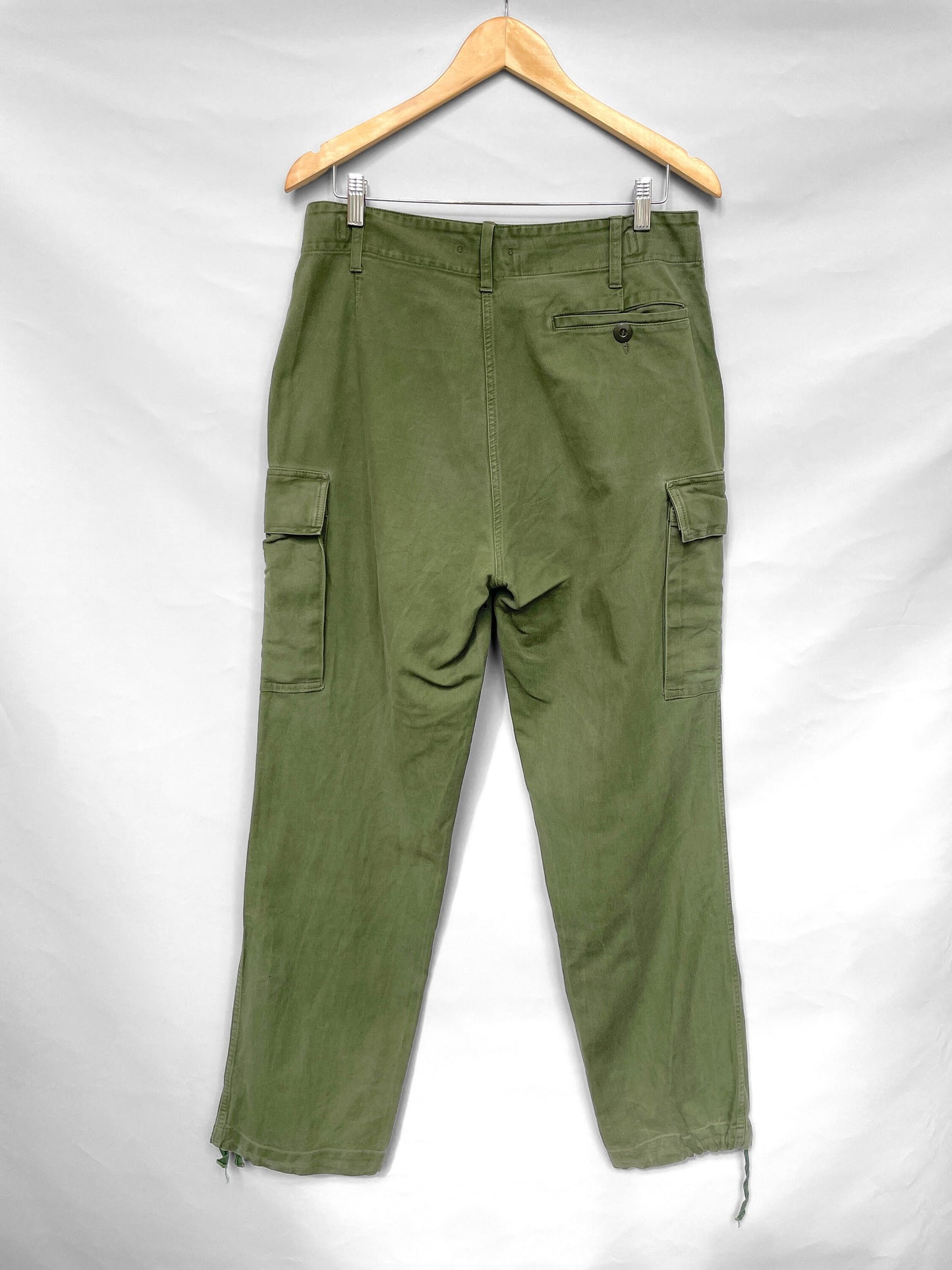 Vintage German Moleskin Trousers Cotton Sateen