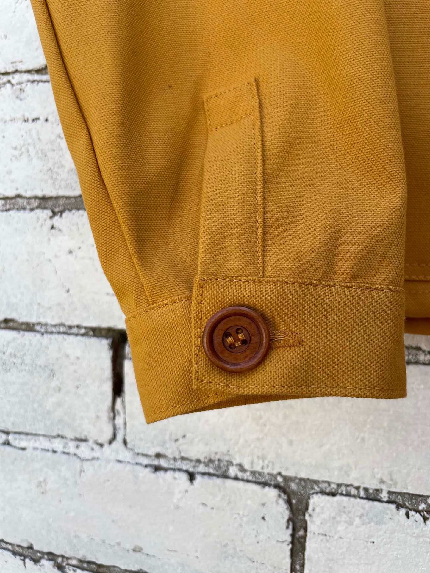 Mustard Workwear Jacket Cotton Canvas