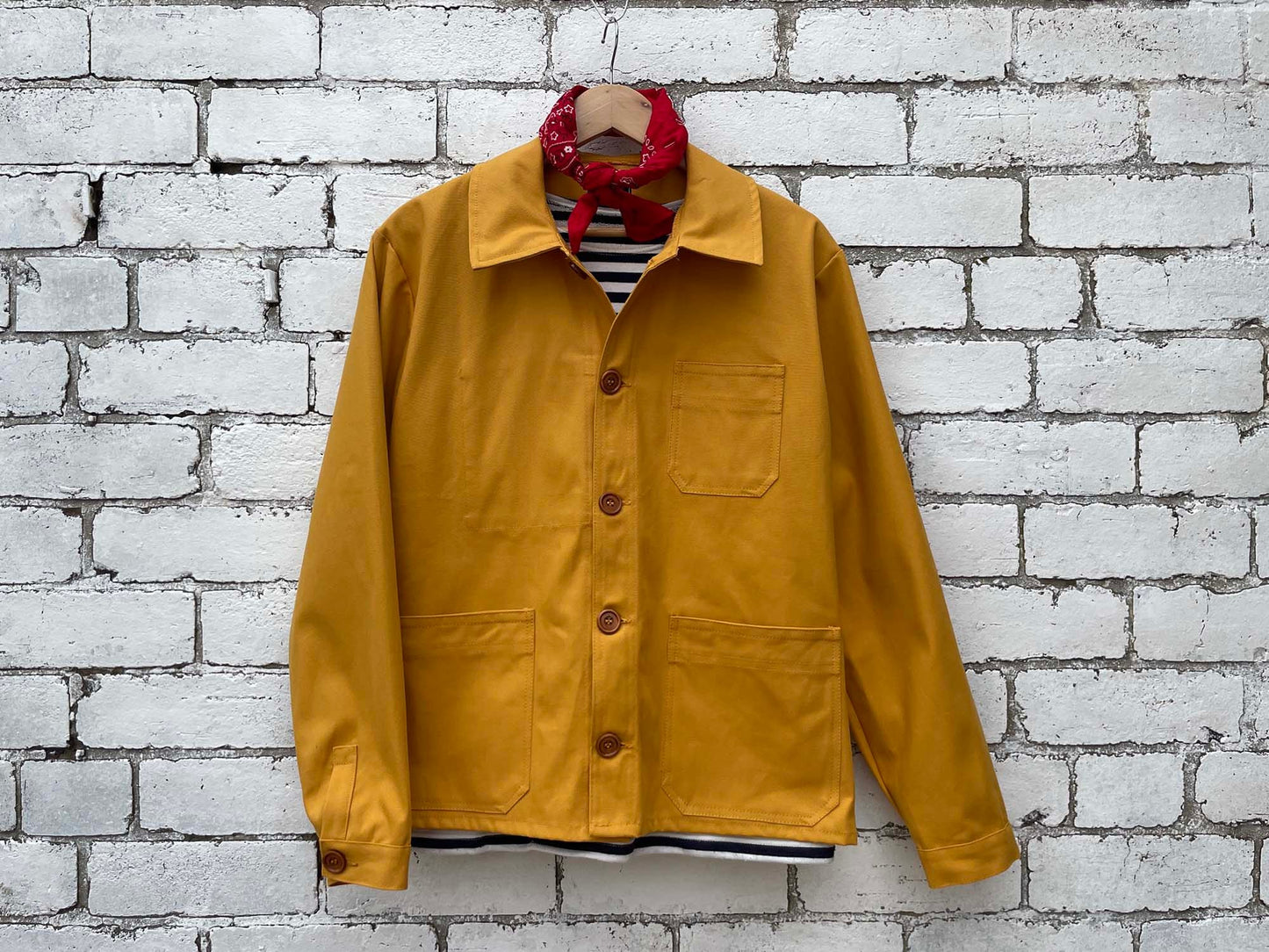 Mustard Workwear Jacket Cotton Canvas