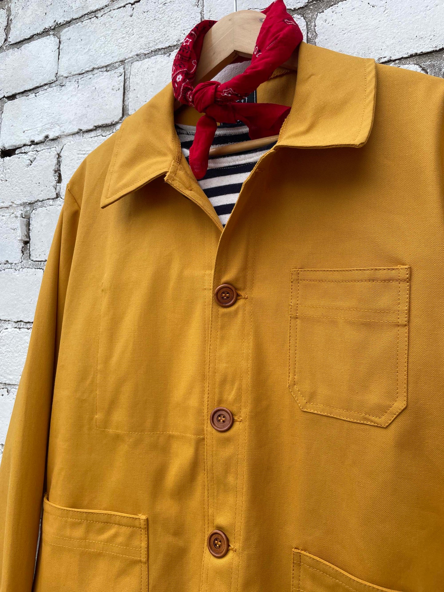 Mustard Workwear Jacket Cotton Canvas