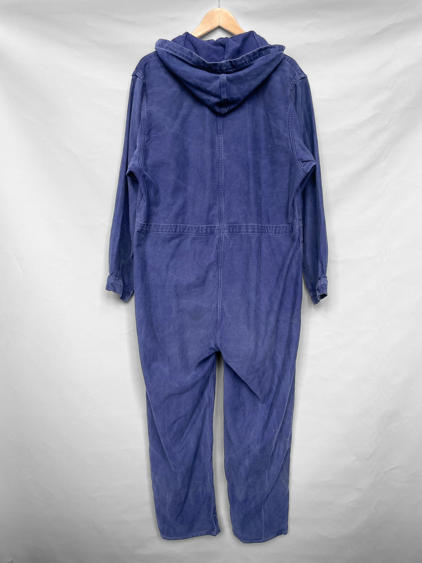 Vintage Hooded Boilersuit Coveralls Moleskin