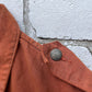 Orangefarbene Vintage-Canvas-Jacke aus den 60er-Jahren