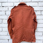 Orangefarbene Vintage-Canvas-Jacke aus den 60er-Jahren