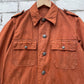 Orangefarbene Vintage-Canvas-Jacke aus den 60er-Jahren