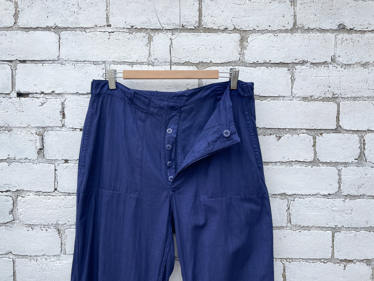 Vintage Gurkha Work Pants Navy Blue