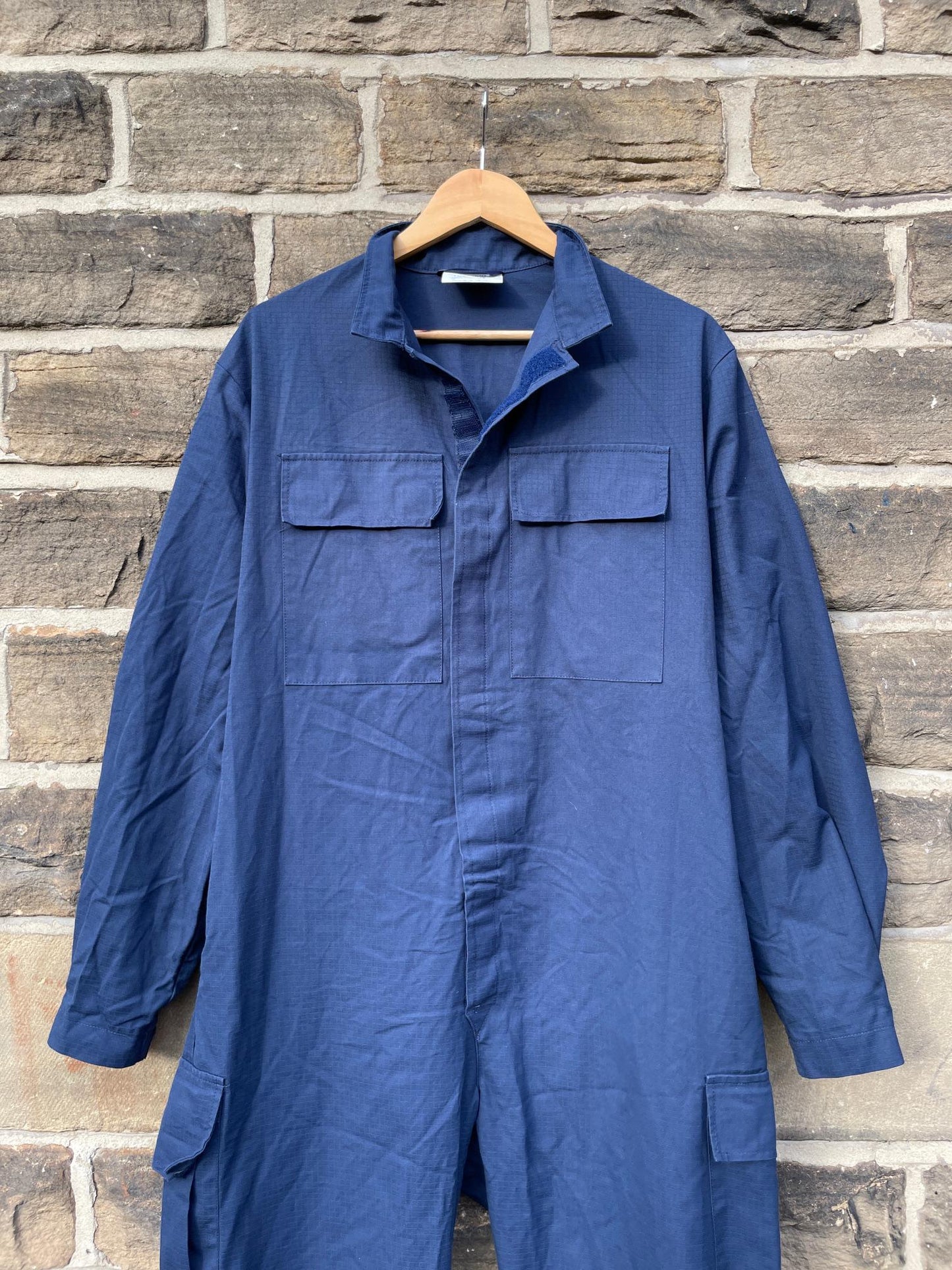 Vintage British Army Coveralls Ripstop Navy Blue