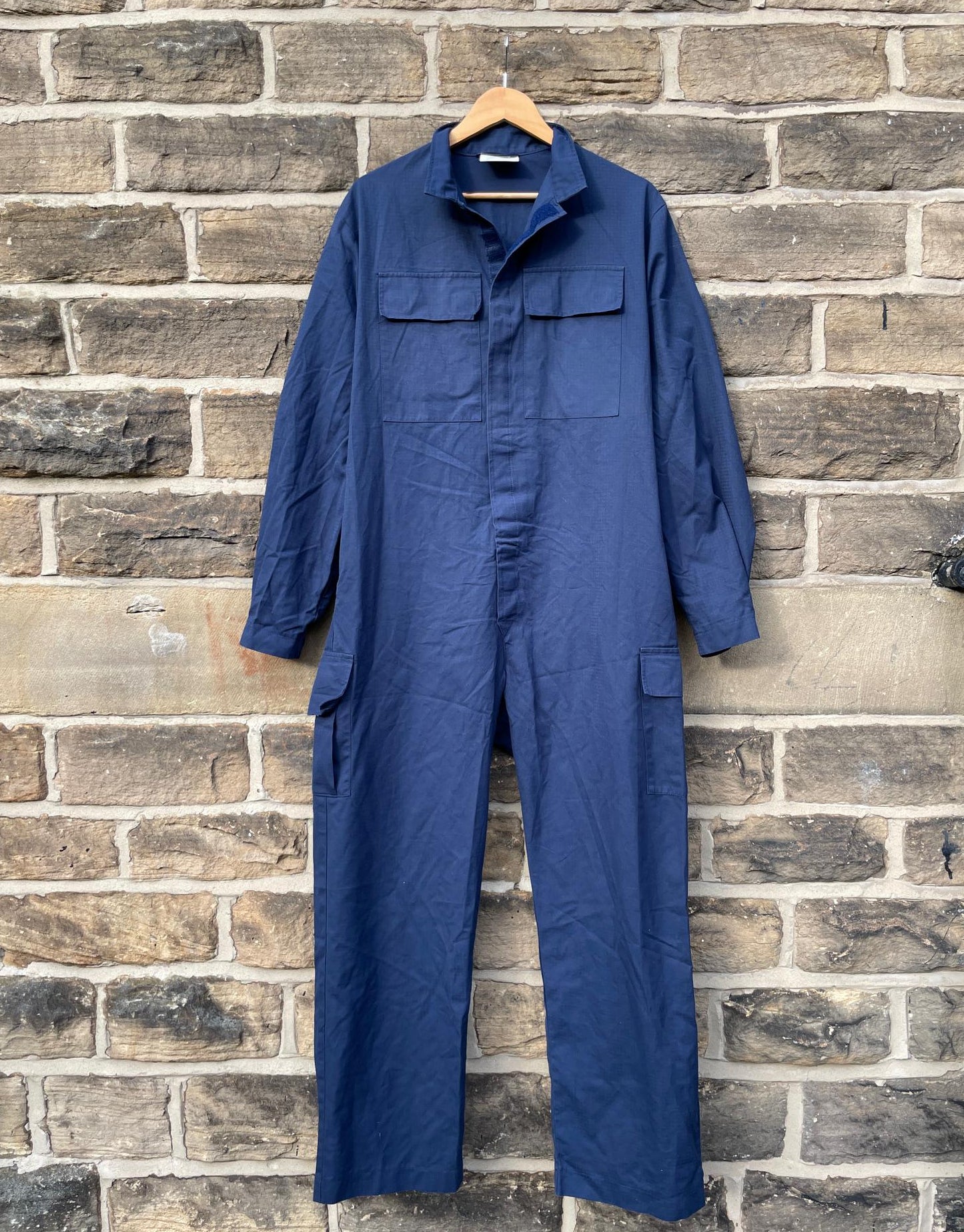 Vintage British Army Coveralls Ripstop Navy Blue