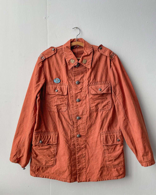 Vintage 60s Orange Canvas Jacket