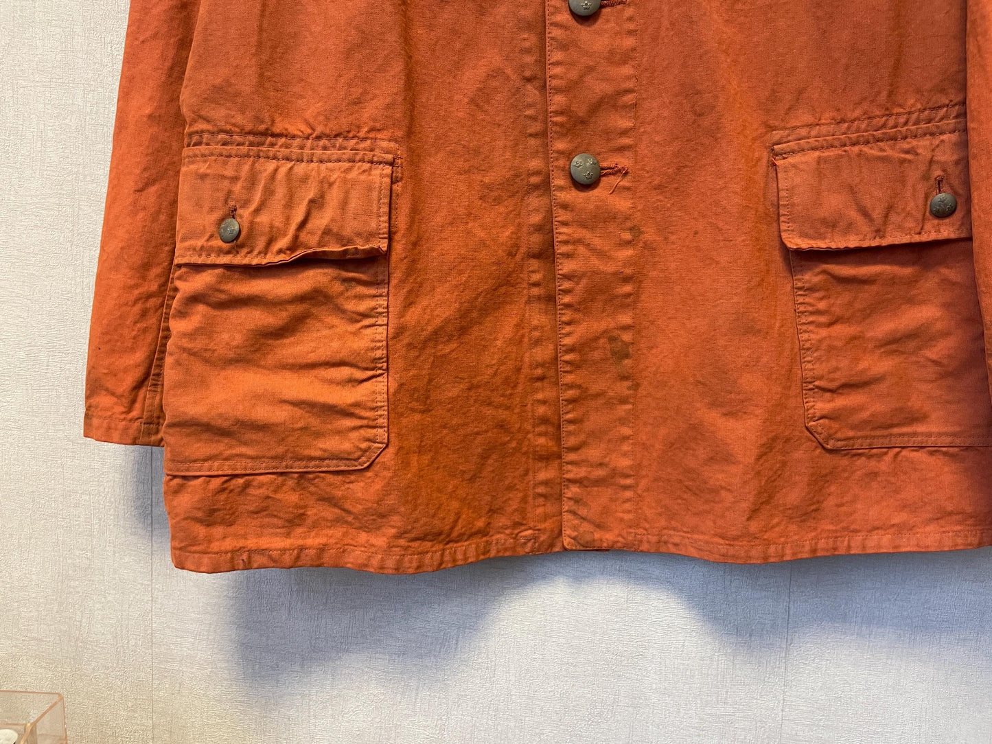 Vintage 60s Orange Canvas Jacket