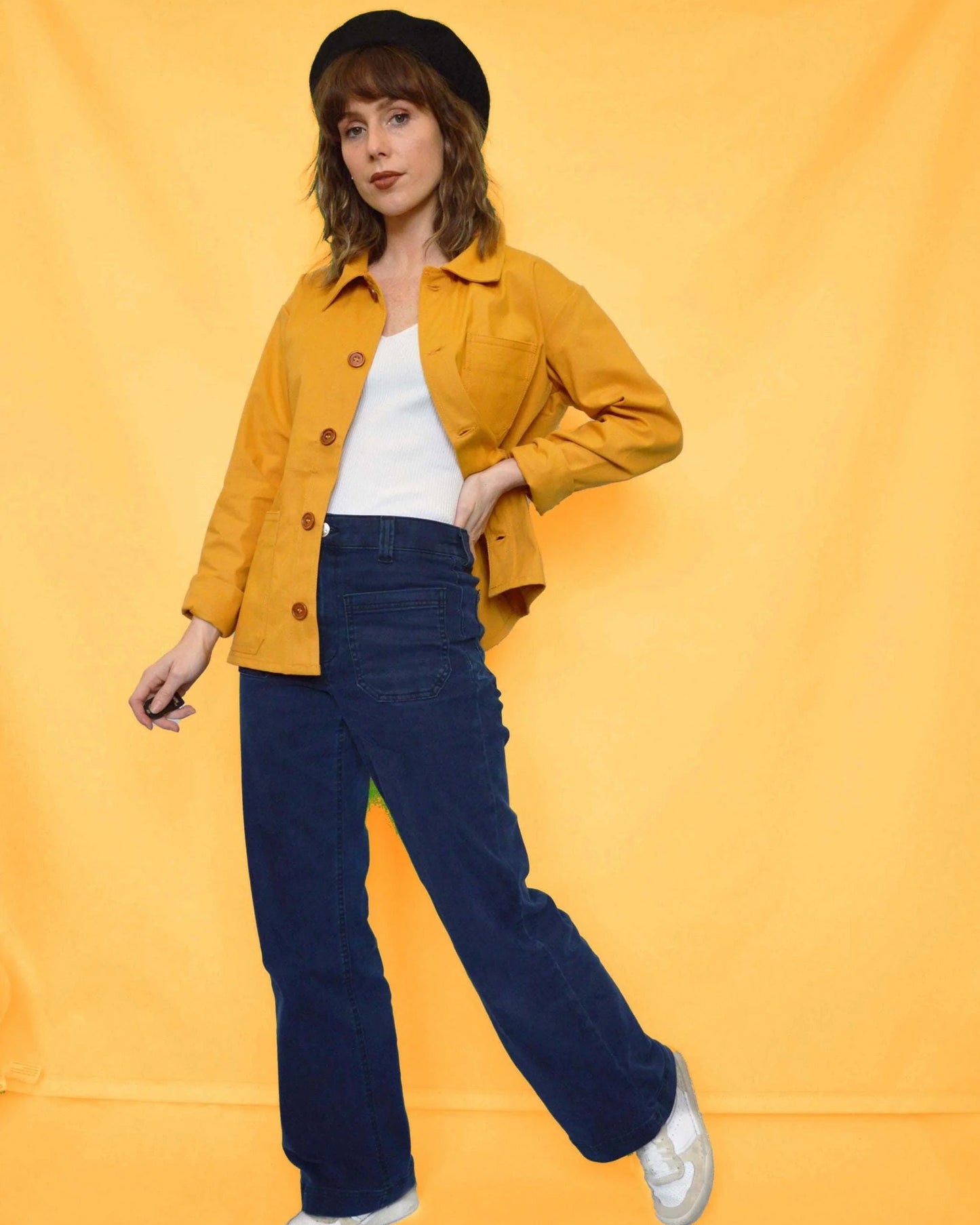 Mustard Workwear Jacket Cotton Canvas