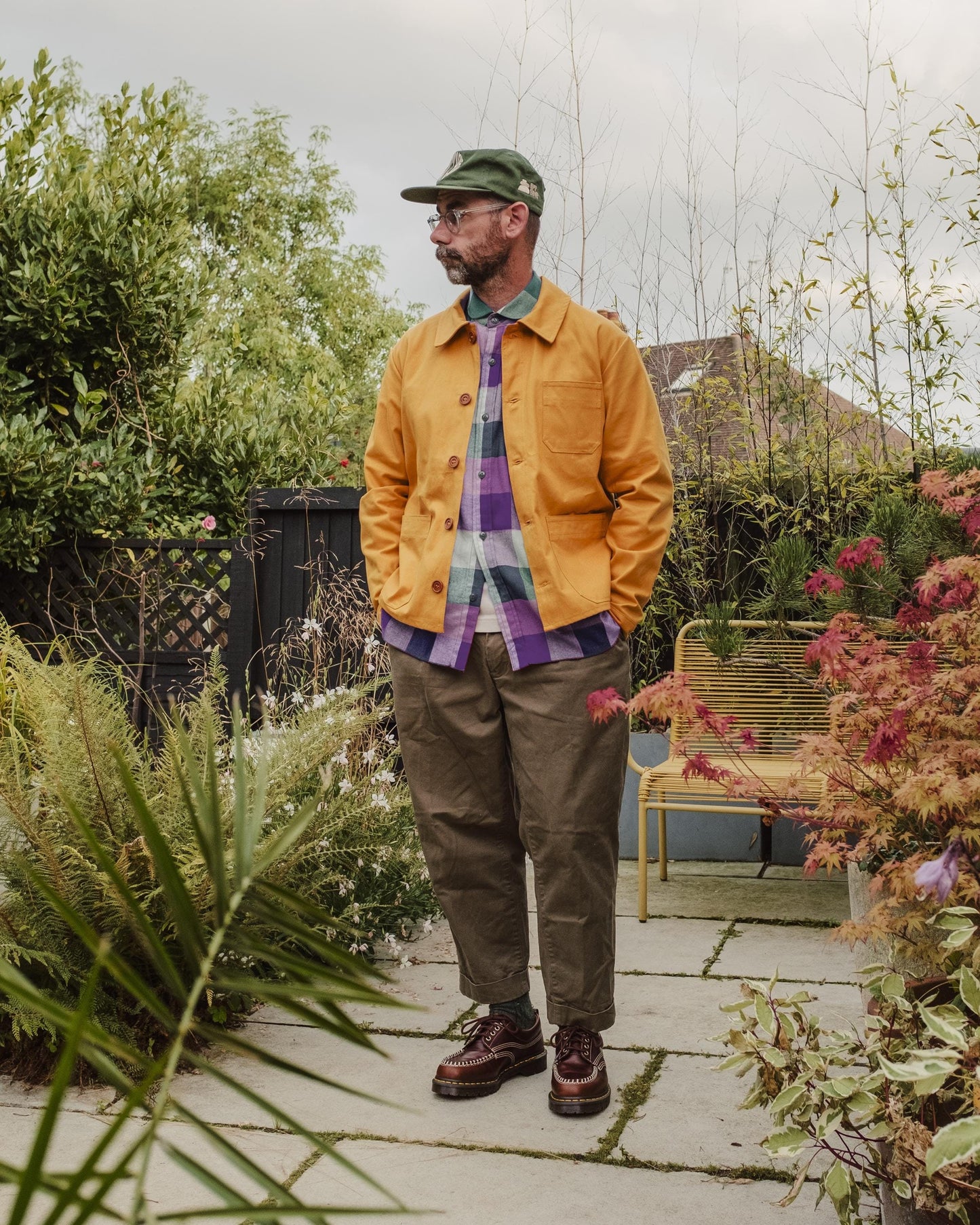 Mustard Workwear Jacket Cotton Canvas