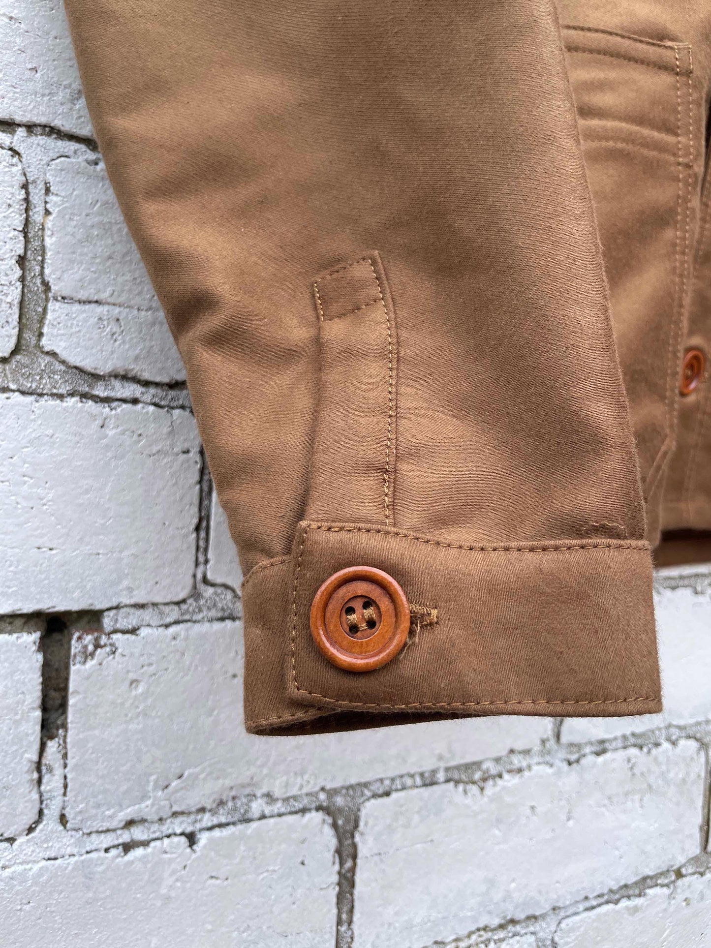 Tan Brown Moleskin Chore Jacket