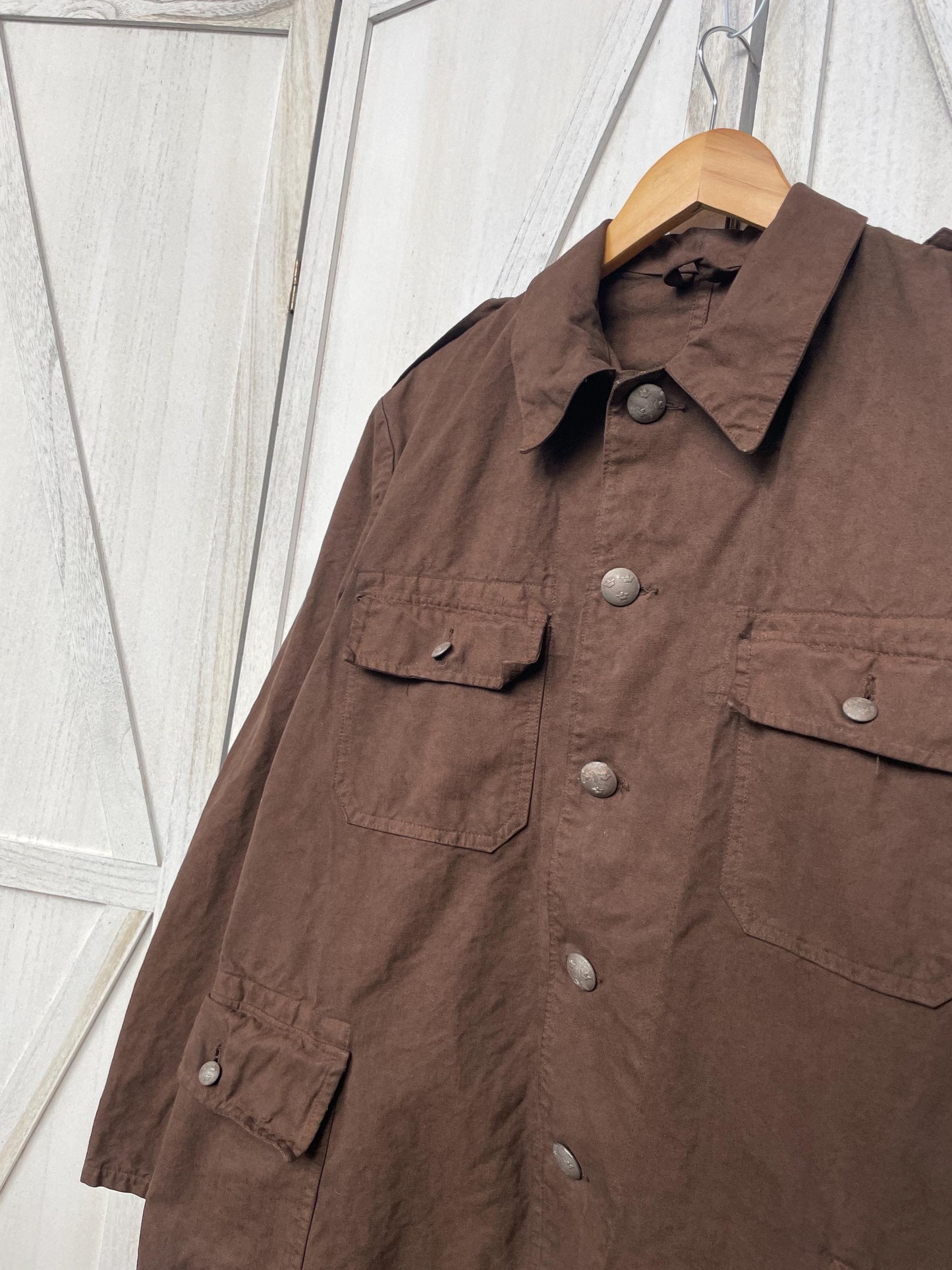 Vintage 60s Brown Canvas Jacket