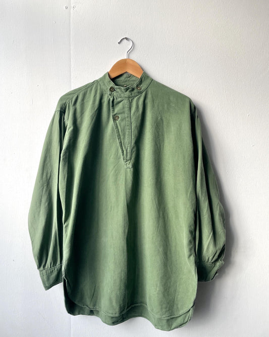 Rare Vintage M55 Button-Over Collar Smock Shirt