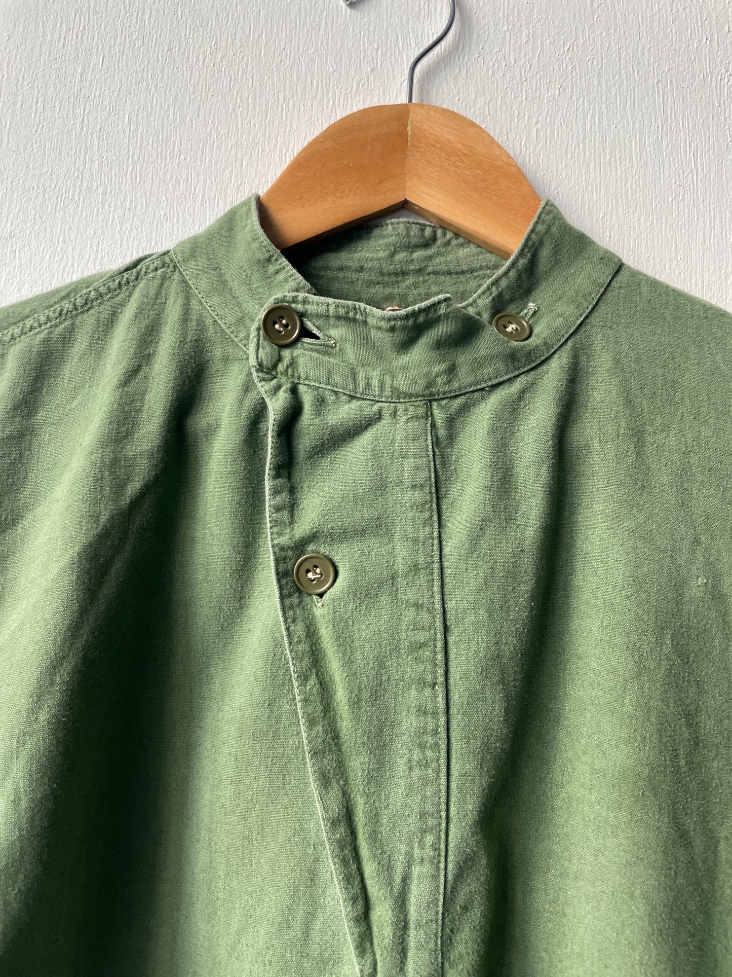 Rare Vintage M55 Button-Over Collar Smock Shirt