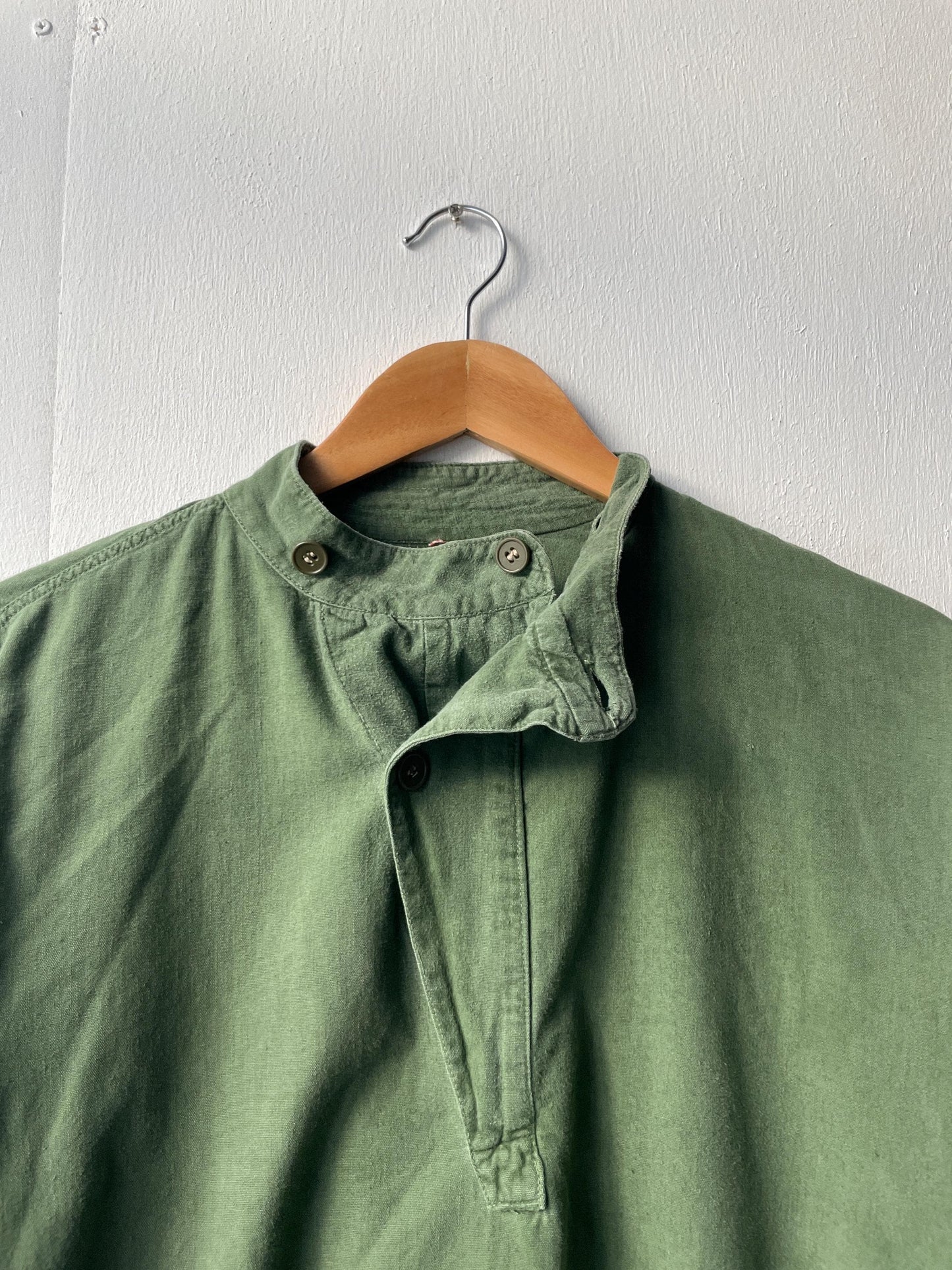 Rare Vintage M55 Button-Over Collar Smock Shirt