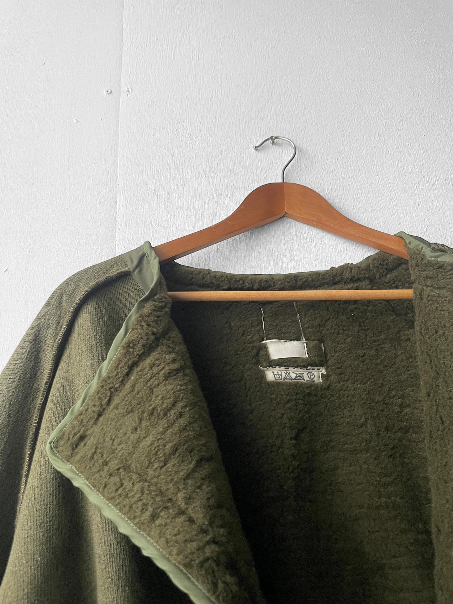 Vintage Fur Liner Military Jacket