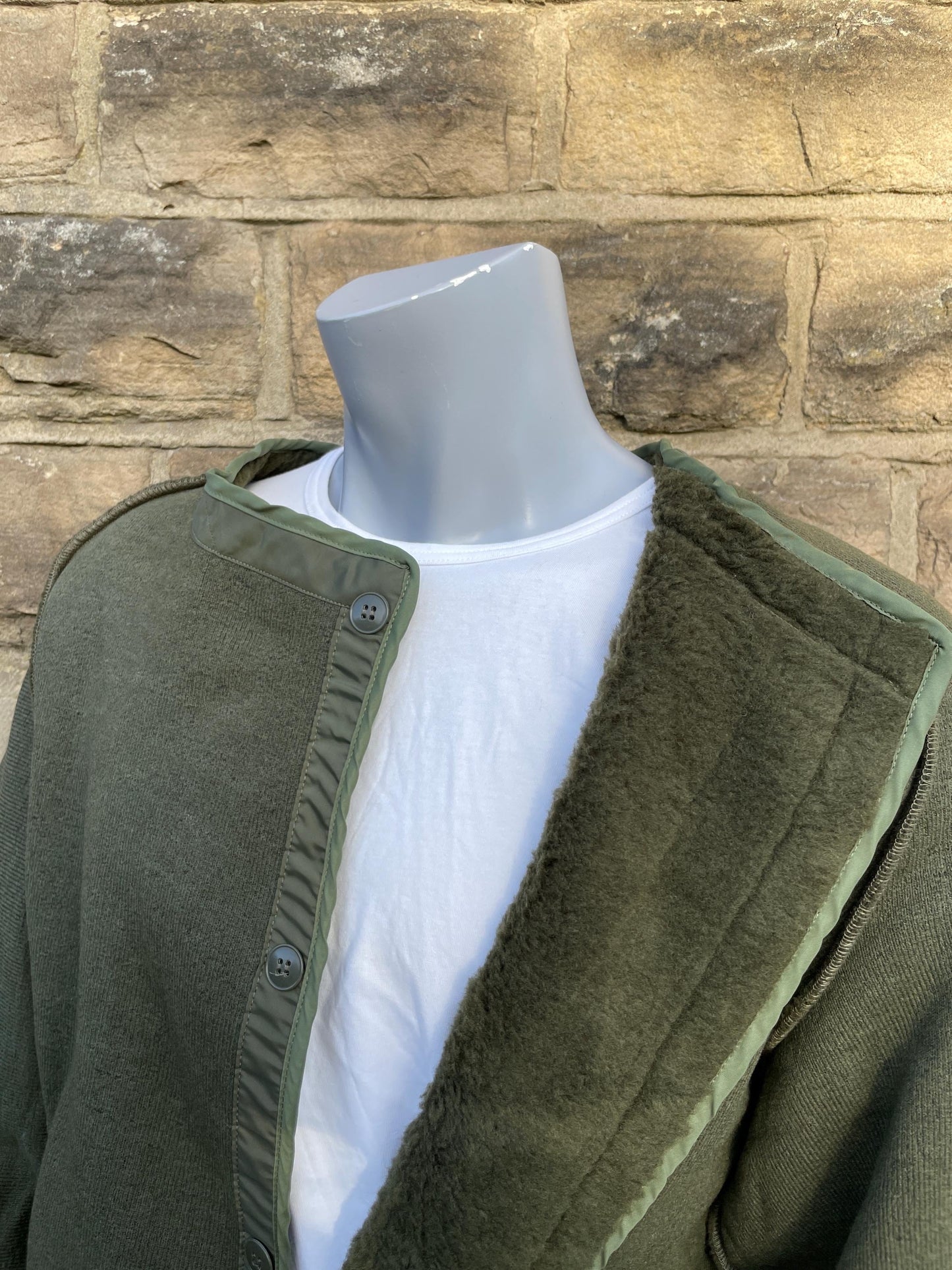 Vintage Fur Liner Military Jacket