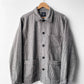 60s Wool Stripe Black & White Prison Jacket