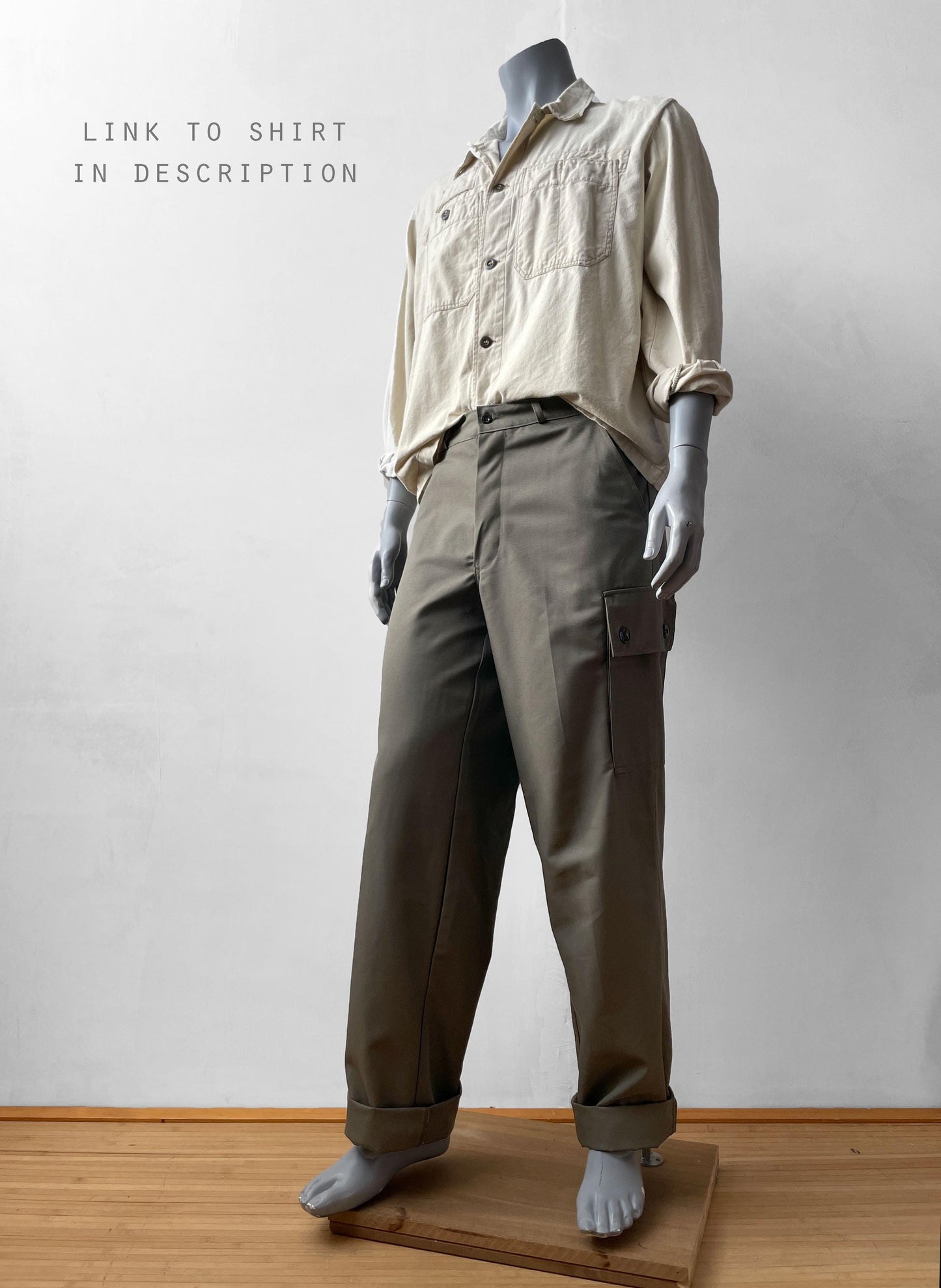 Vintage 1987 European Fatigue Army Pants