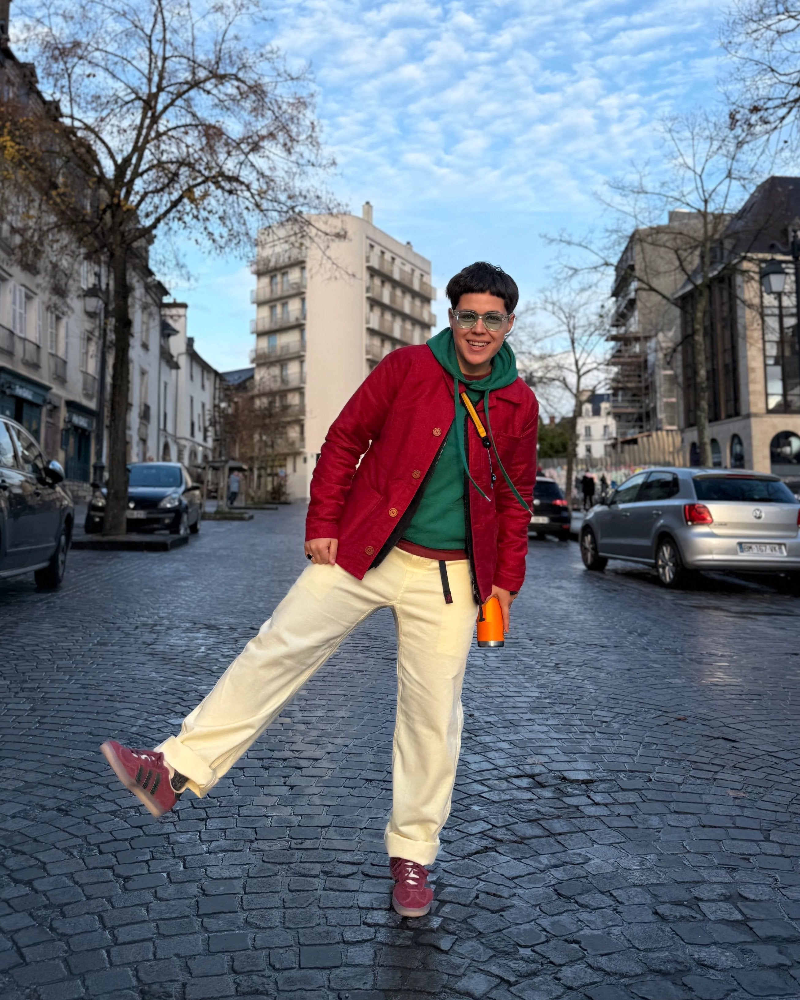 French Chore Jacket Moleskin Berry Red – Wolf Clothing Collective Ltd