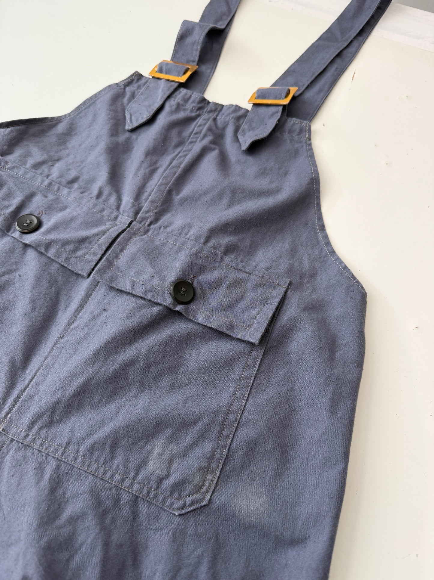 Czech Vintage Cotton Dungarees